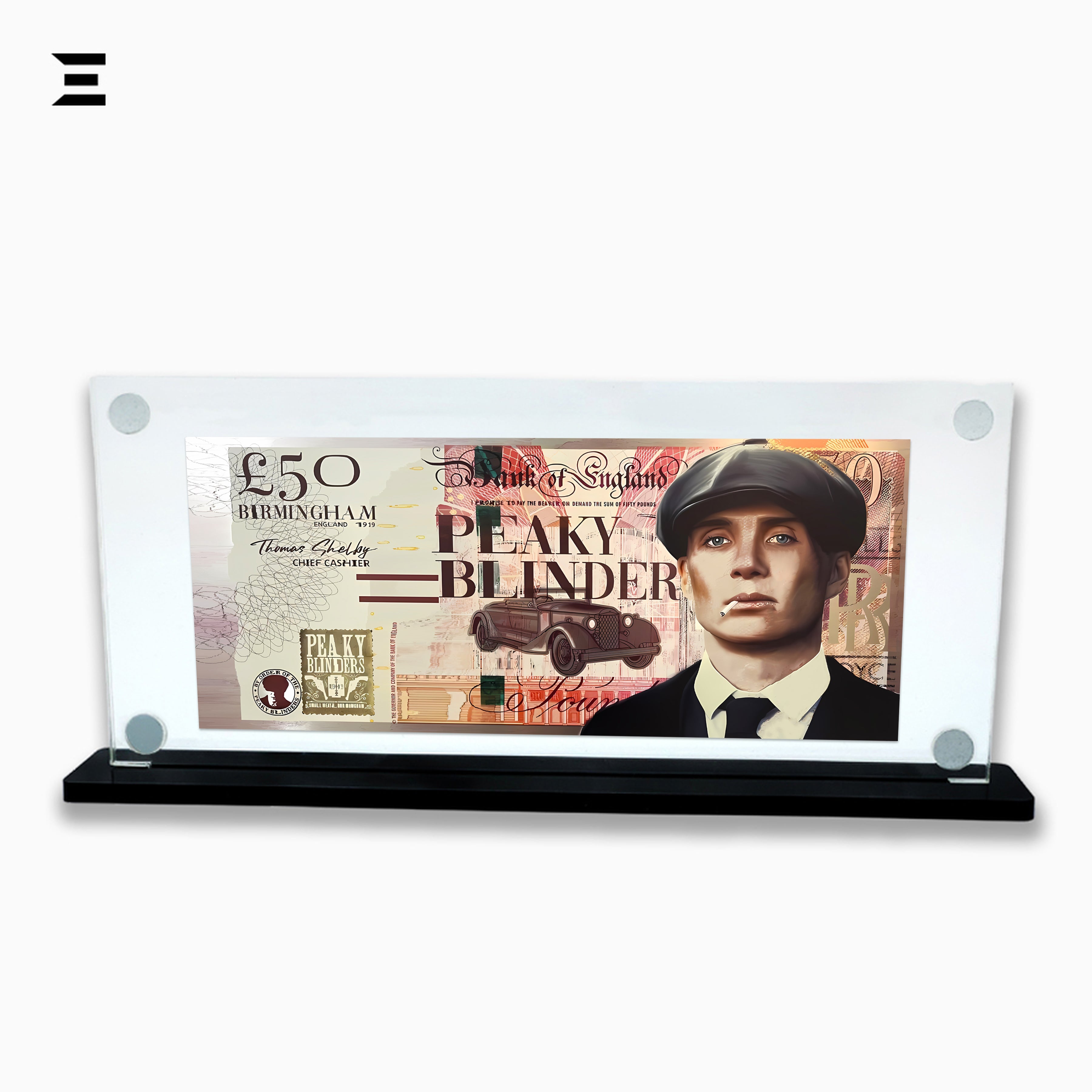 Premium Magnetic Acrylic Frame with Black Base – Peaky Blinders Edition IBRELIA