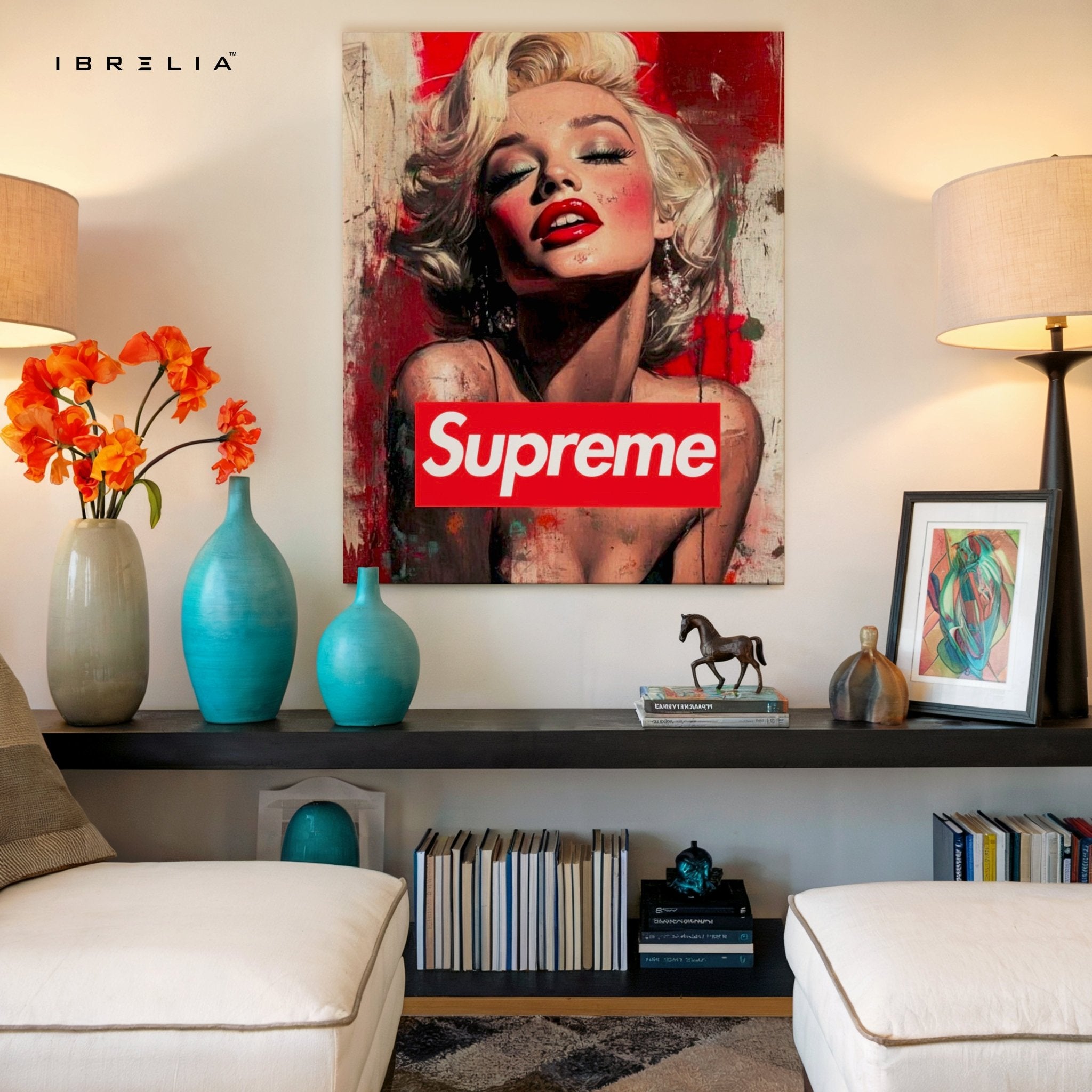 Supreme Marilyn Wall Frame | 4K Ultra Wrap Frame Wall Art in Pakistan | IBRELIA™ - IBRELIA