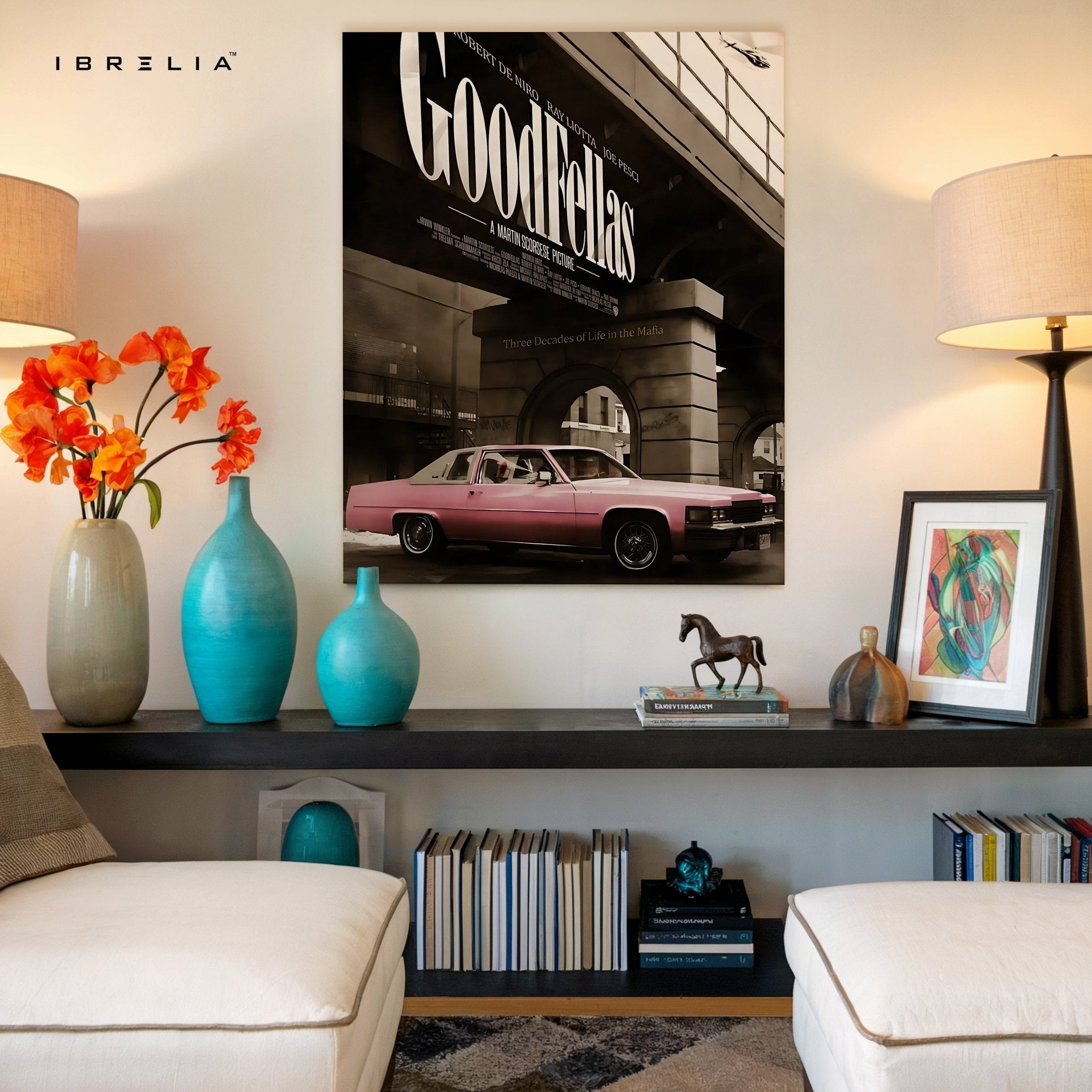 Goodfellas – Pink Cadillac Edition 4K Ultra Wrap Frame Wall Art in Pakistan | IBRELIA™ - IBRELIA