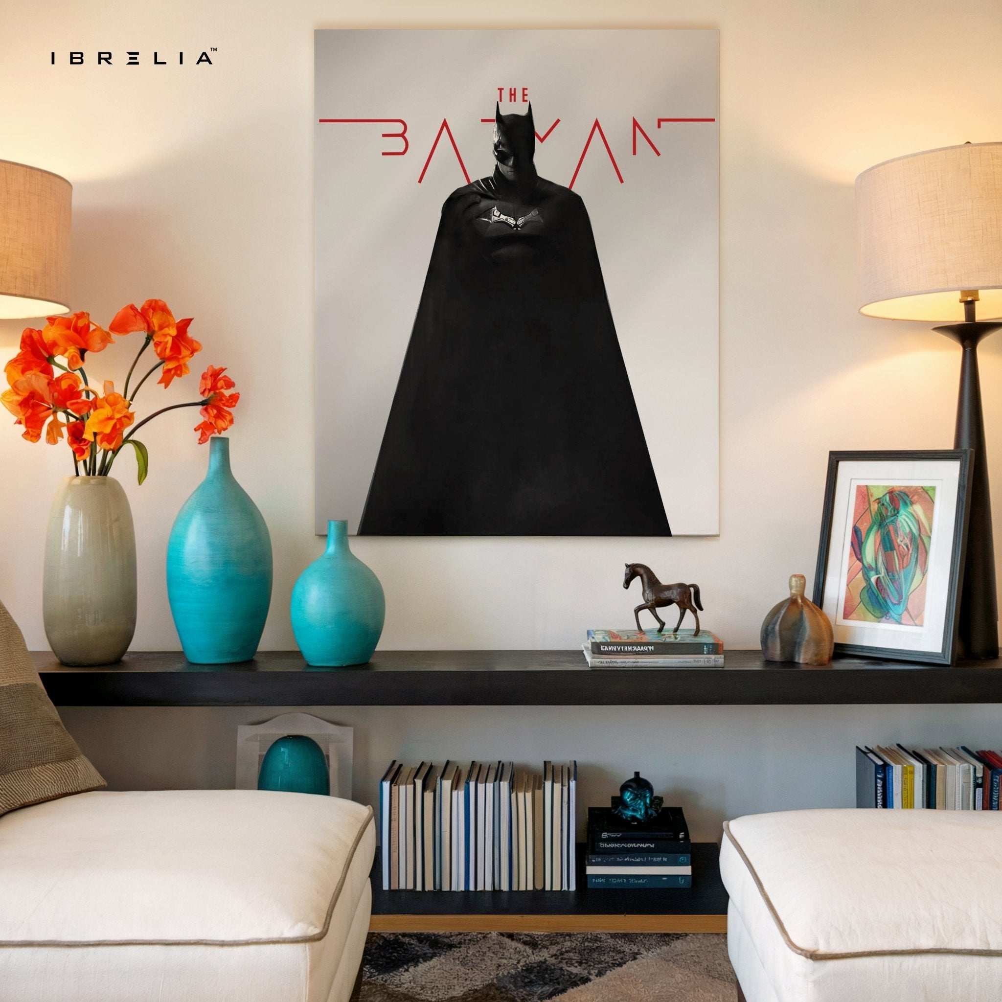 The Batman Minimal Noir Wall Frame | 4K Ultra Wrap Frame Wall Art in Pakistan | IBRELIA™ - IBRELIA