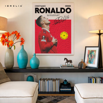Cristiano Ronaldo Alive Legend – 4K Ultra Wrap Frame Wall Art in Pakistan | IBRELIA™ - IBRELIA
