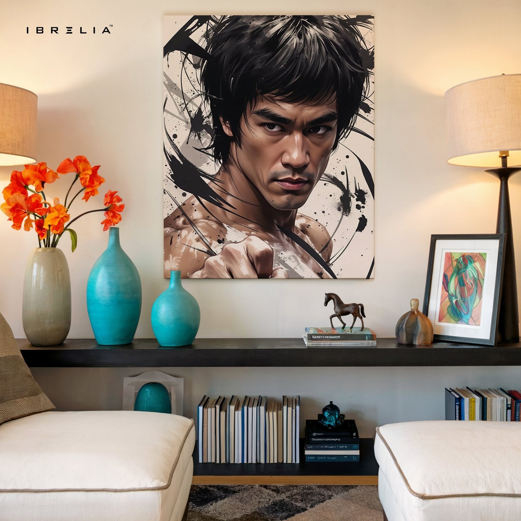 Bruce Lee Legacy Wall Frame | 4K Ultra Wrap Frame Wall Art in Pakistan | IBRELIA™ - IBRELIA