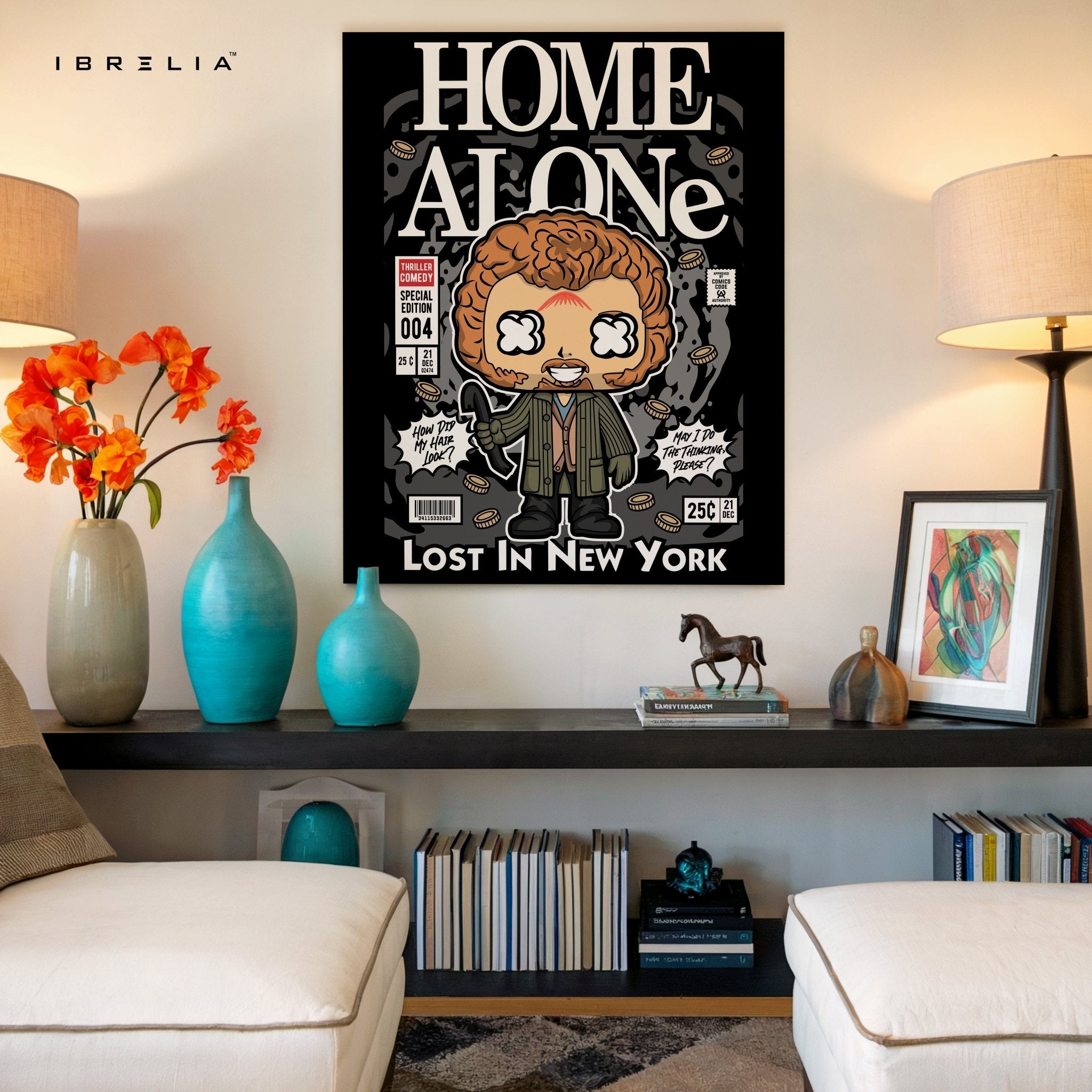 Home Alone Pop Art Comic Edition – 4K Ultra Wrap Frame Wall Art in Pakistan | IBRELIA™ - IBRELIA