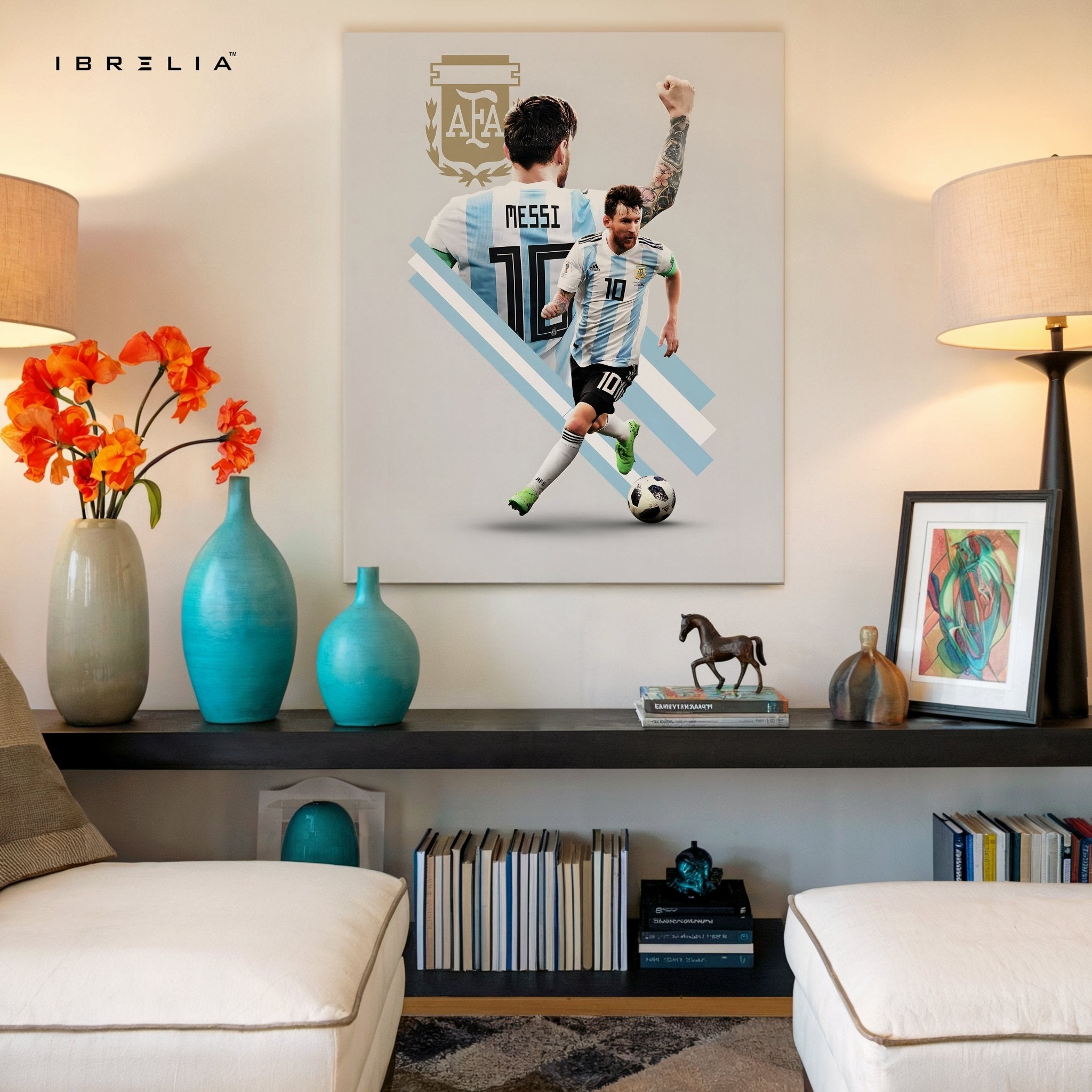 Lionel Messi Wall Art – AFA Edition | IBRELIA™ - IBRELIA