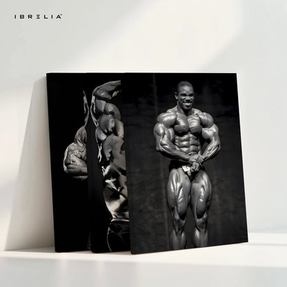 Bodybuilding Legends Power 3 Panel 4K Ultra HD Wall Art in Pakistan | IBRELIA™ IBRELIA