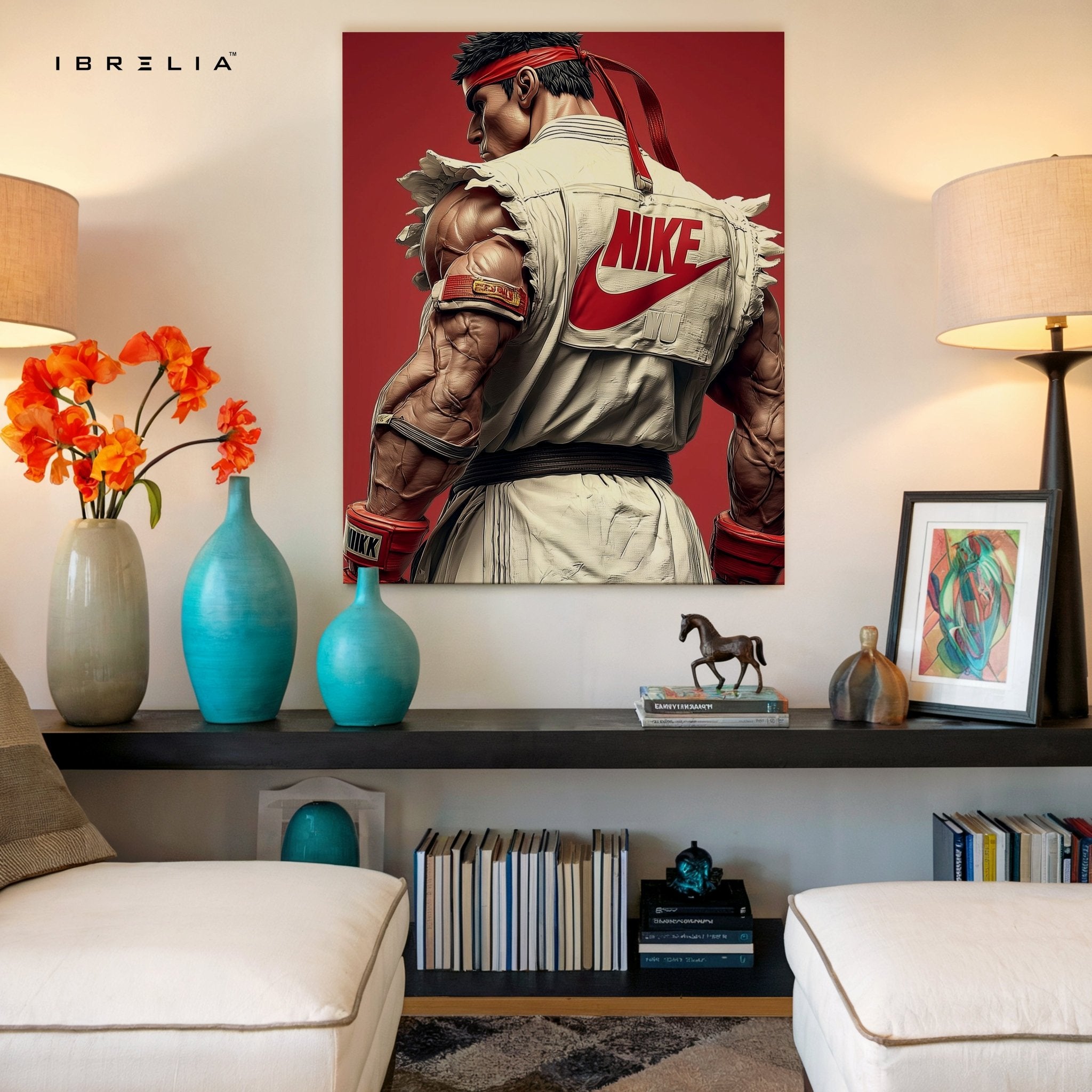 Nike Fighter Wall Frame | 4K Ultra Wrap Frame Wall Art in Pakistan | IBRELIA™ - IBRELIA