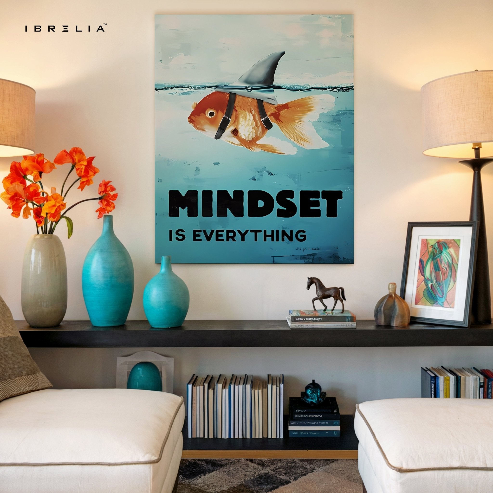 Mindset Is Everything 4K Motivational Wall Art in Pakistan | IBRELIA™ - IBRELIA