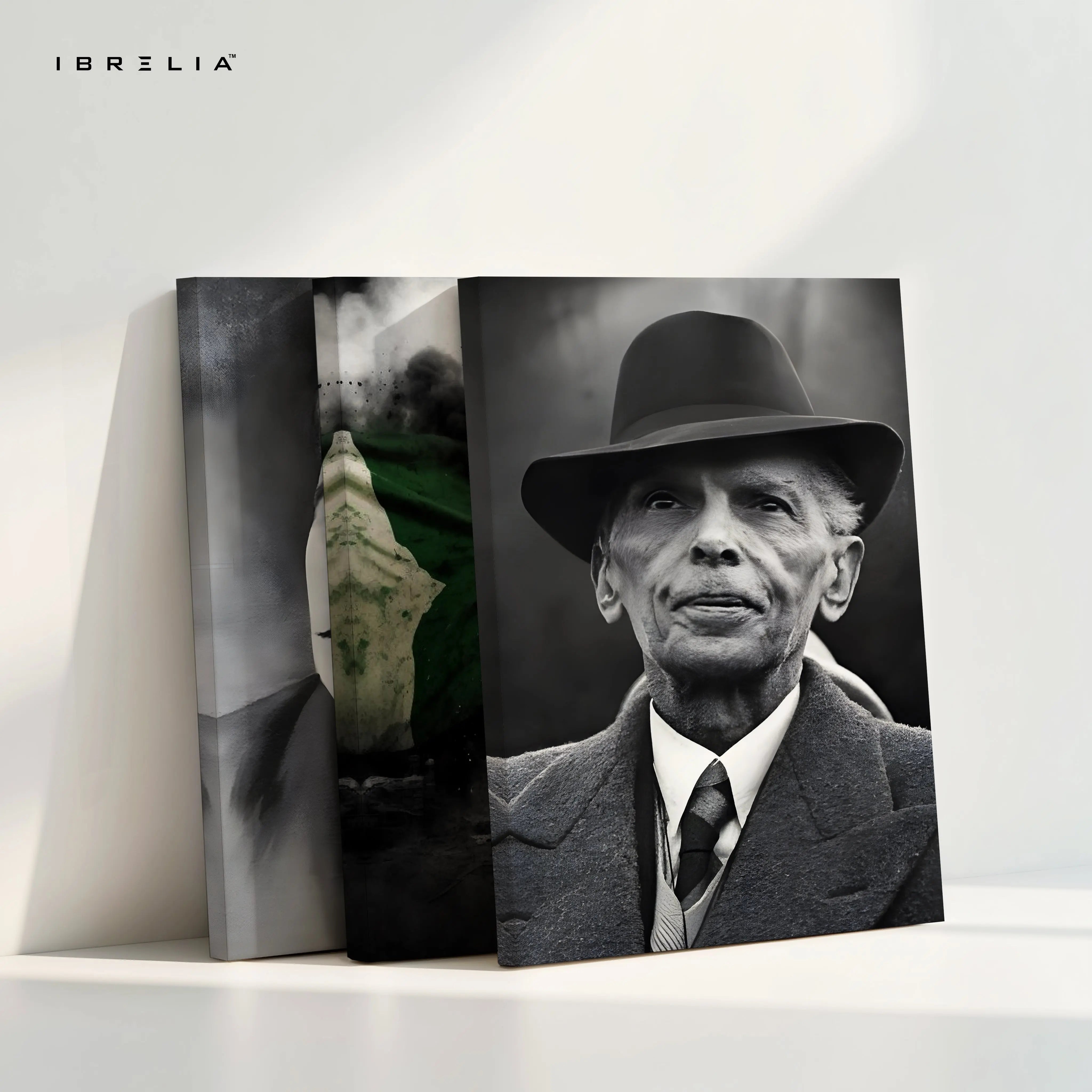 Pakistan Founding Legends 3 Panel 4K Ultra HD Wall Art in Pakistan | IBRELIA™ IBRELIA