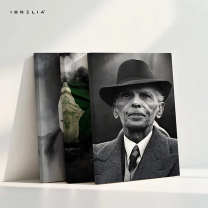 Pakistan Founding Legends 3 Panel 4K Ultra HD Wall Art in Pakistan | IBRELIA™ IBRELIA
