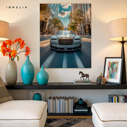 Rolls Royce Speed Motion – 4K Ultra Wrap Frame Wall Art in Pakistan | IBRELIA™ - IBRELIA
