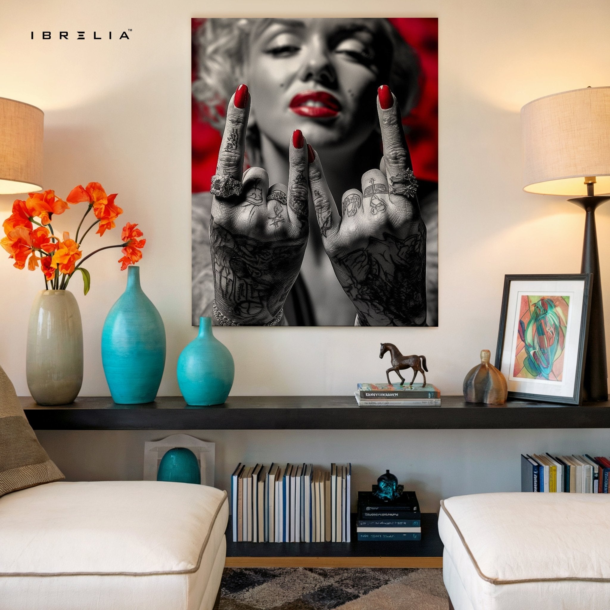 Marilyn Rebel – 4K Ultra Wrap Frame Wall Art in Pakistan | IBRELIA™ - IBRELIA