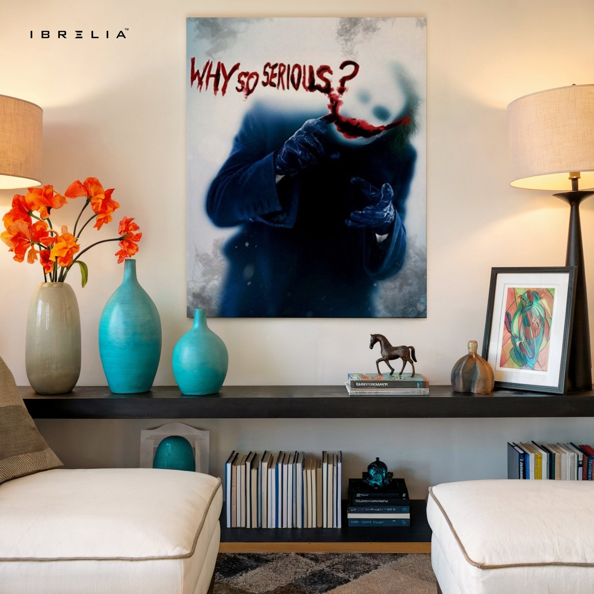 Why So Serious? Wall Frame | 4K Ultra Wrap Frame Wall Art in Pakistan | IBRELIA™ - IBRELIA