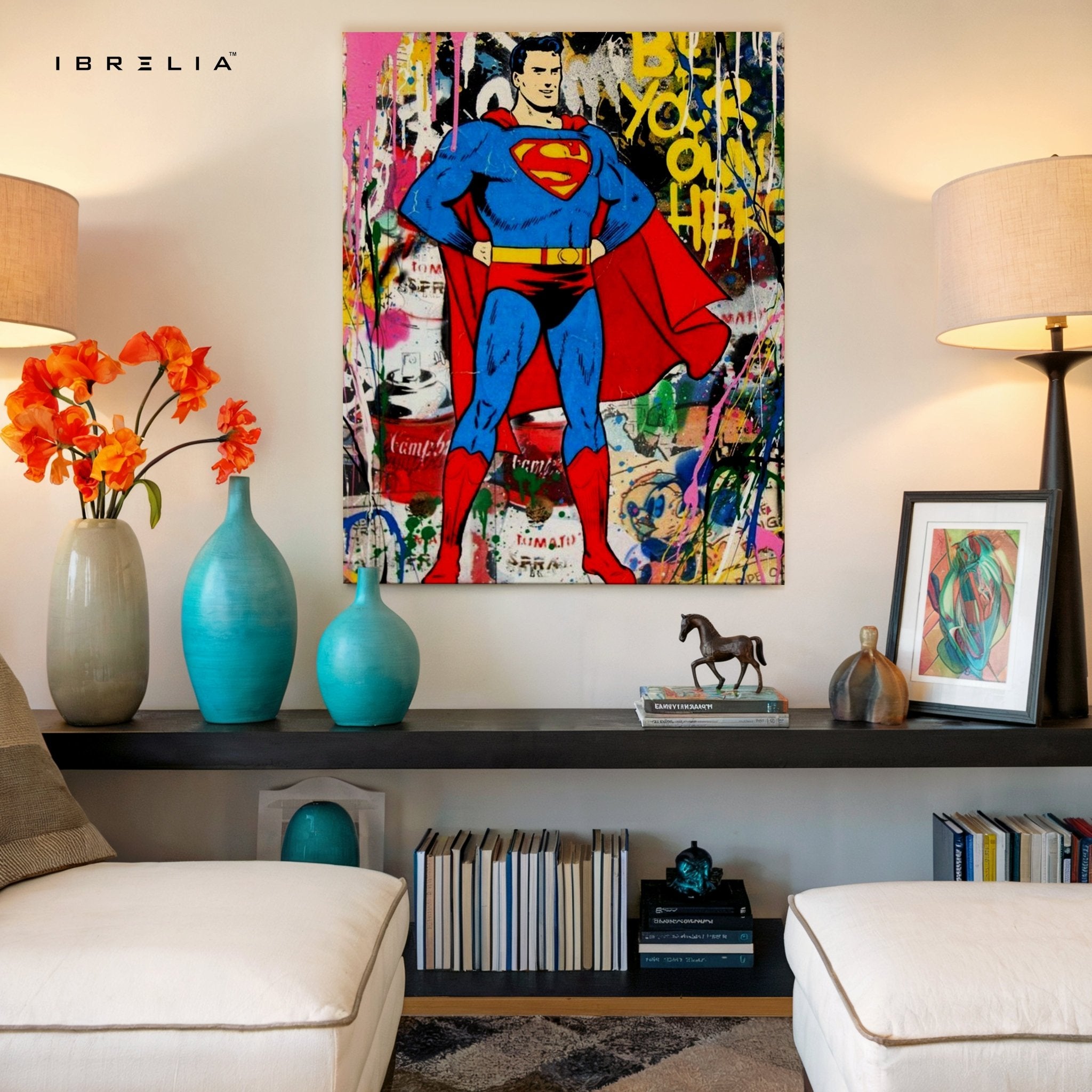 Superman “Be Your Own Hero” Wall Frame | 4K Ultra Wrap Frame Wall Art in Pakistan | IBRELIA™