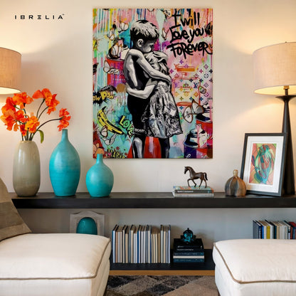 I Will Love You Forever Wall Frame | 4K Ultra Wrap Frame Wall Art in Pakistan | IBRELIA™ - IBRELIA