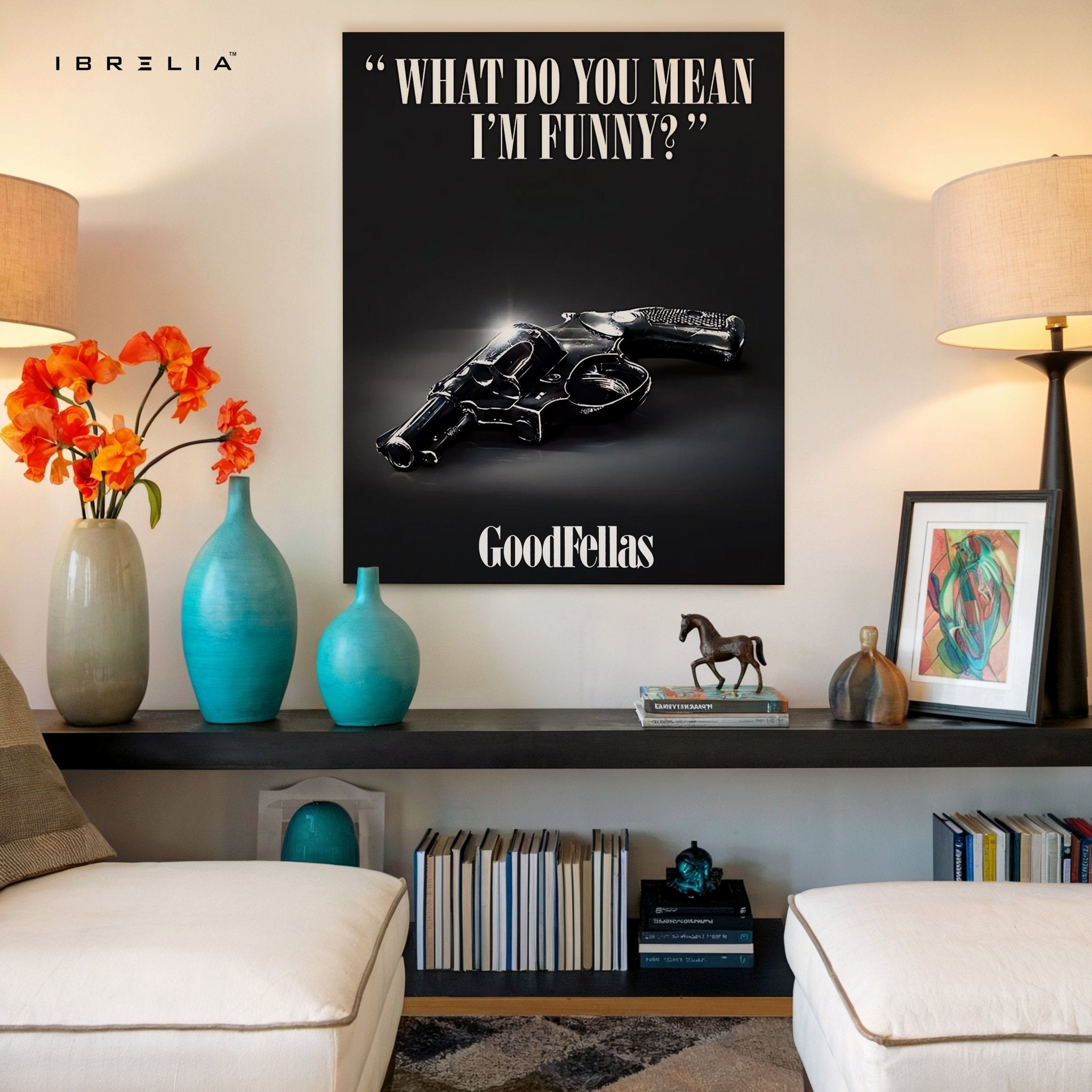 Goodfellas “What Do You Mean I’m Funny?” – 4K Ultra Wrap Frame Wall Art in Pakistan | IBRELIA™ - IBRELIA