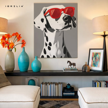 Dalmatian Cool Shades Wall Frame | 4K Ultra Wrap Frame Wall Art in Pakistan | IBRELIA™ - IBRELIA