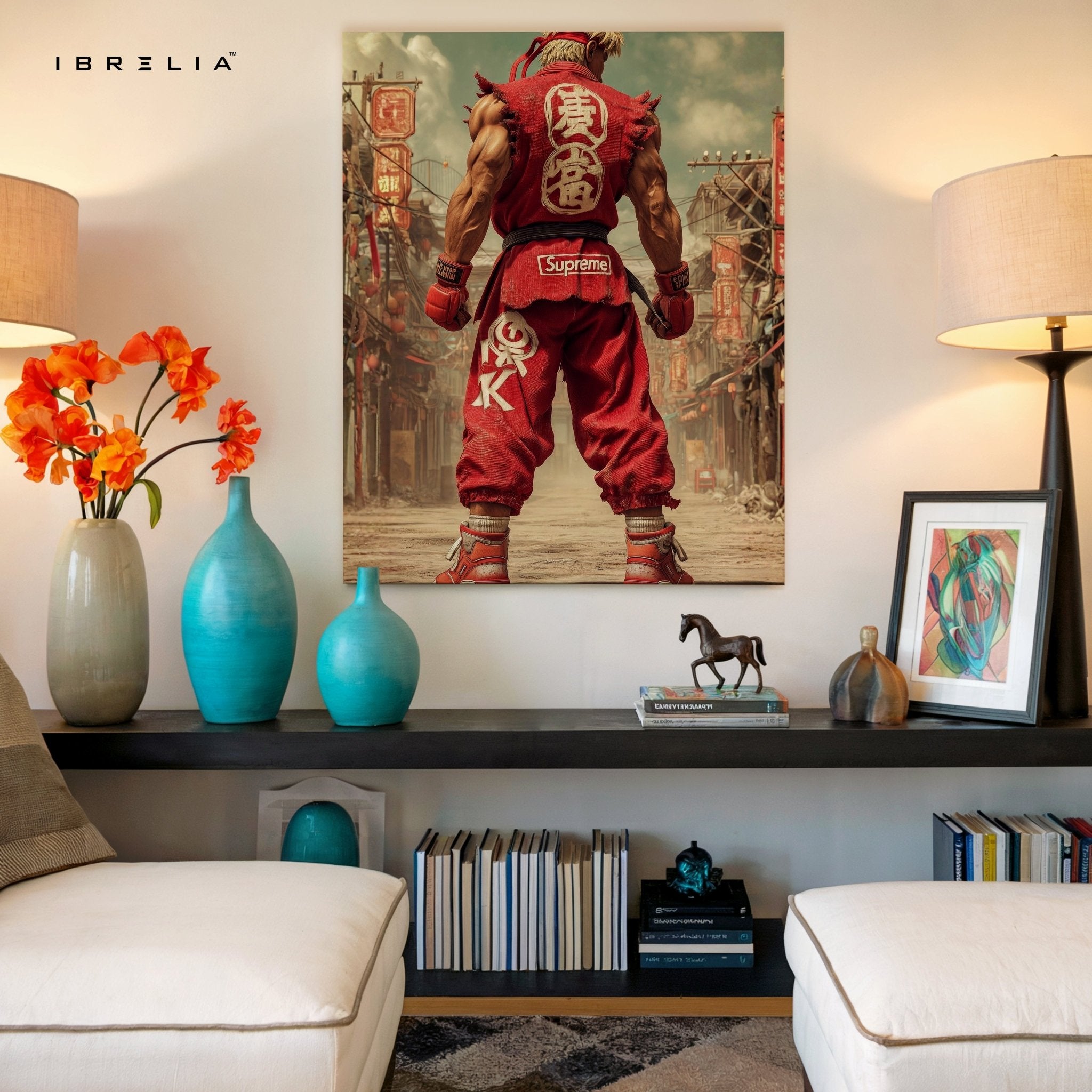 Supreme Fighter Wall Frame | 4K Ultra Wrap Frame Wall Art in Pakistan | IBRELIA™ - IBRELIA