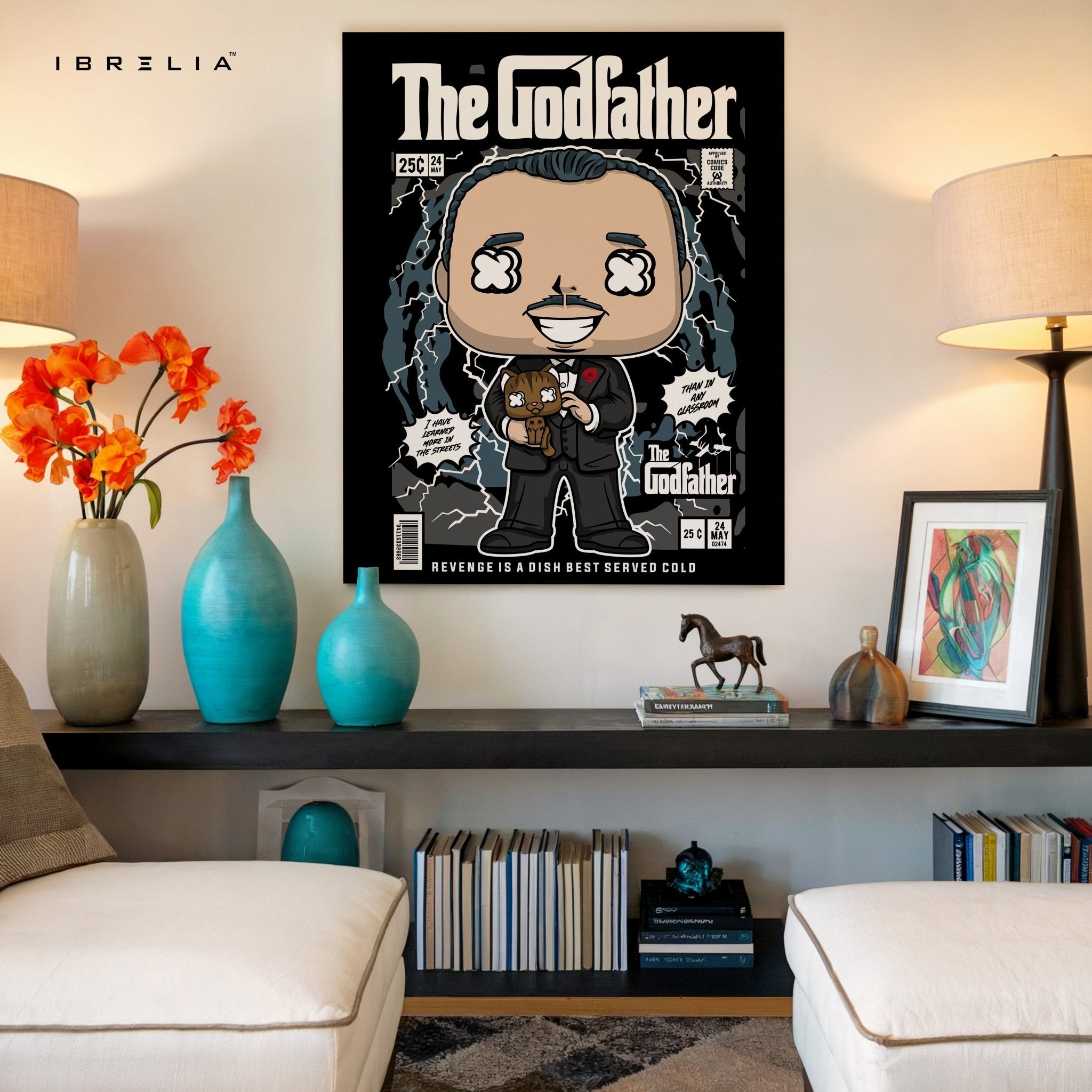 The Godfather “Comic Pop Edition” 4K Wall Art in Pakistan | IBRELIA™ - IBRELIA