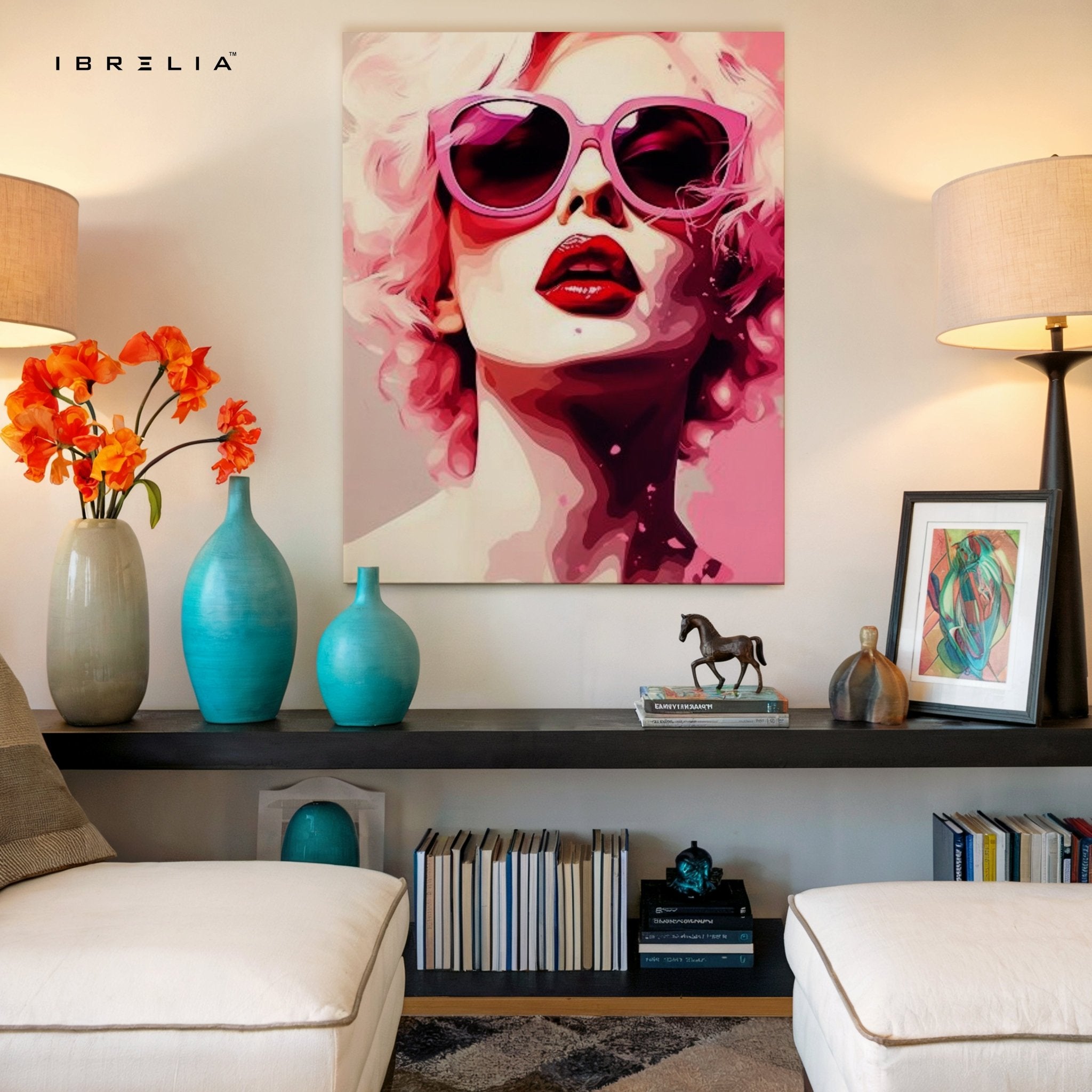 Pink Diva Wall Frame | 4K Ultra Wrap Frame Wall Art in Pakistan | IBRELIA™