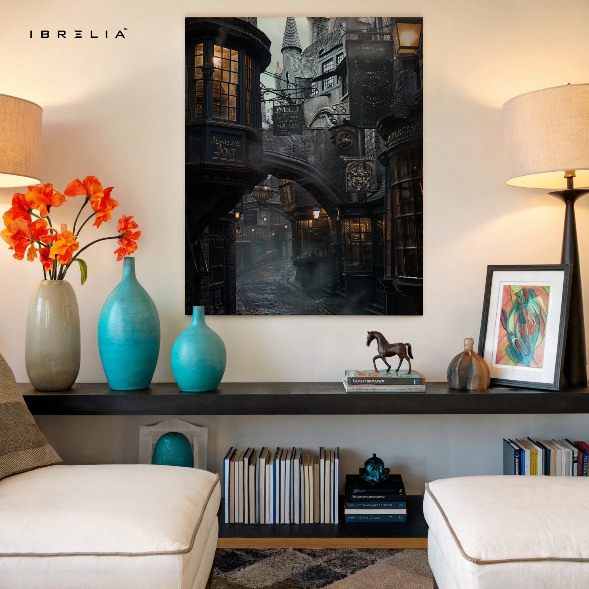 Diagon Alley Wall Frame | 4K Ultra Wrap Frame Wall Art in Pakistan | IBRELIA™ - IBRELIA