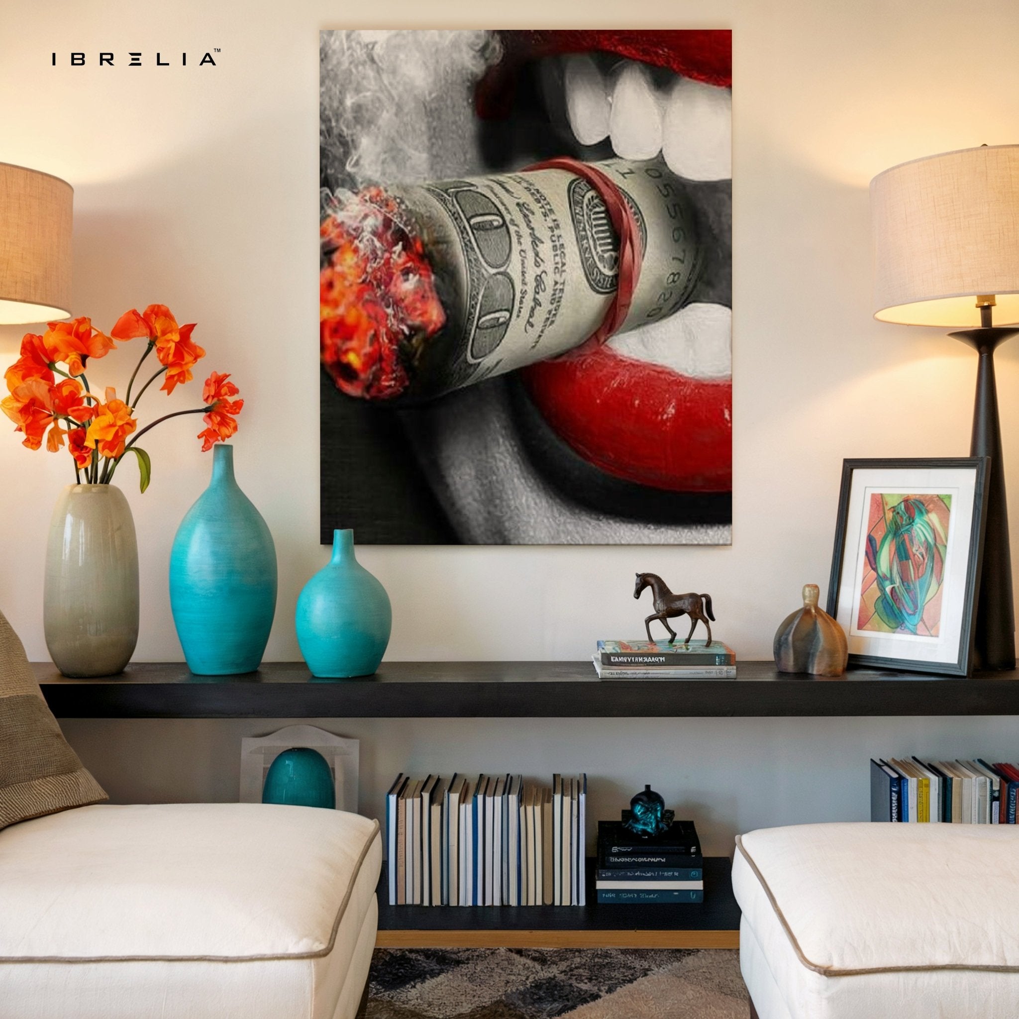 Burning Desire Wall Frame | 4K Ultra Wrap Frame Wall Art in Pakistan | IBRELIA™ - IBRELIA