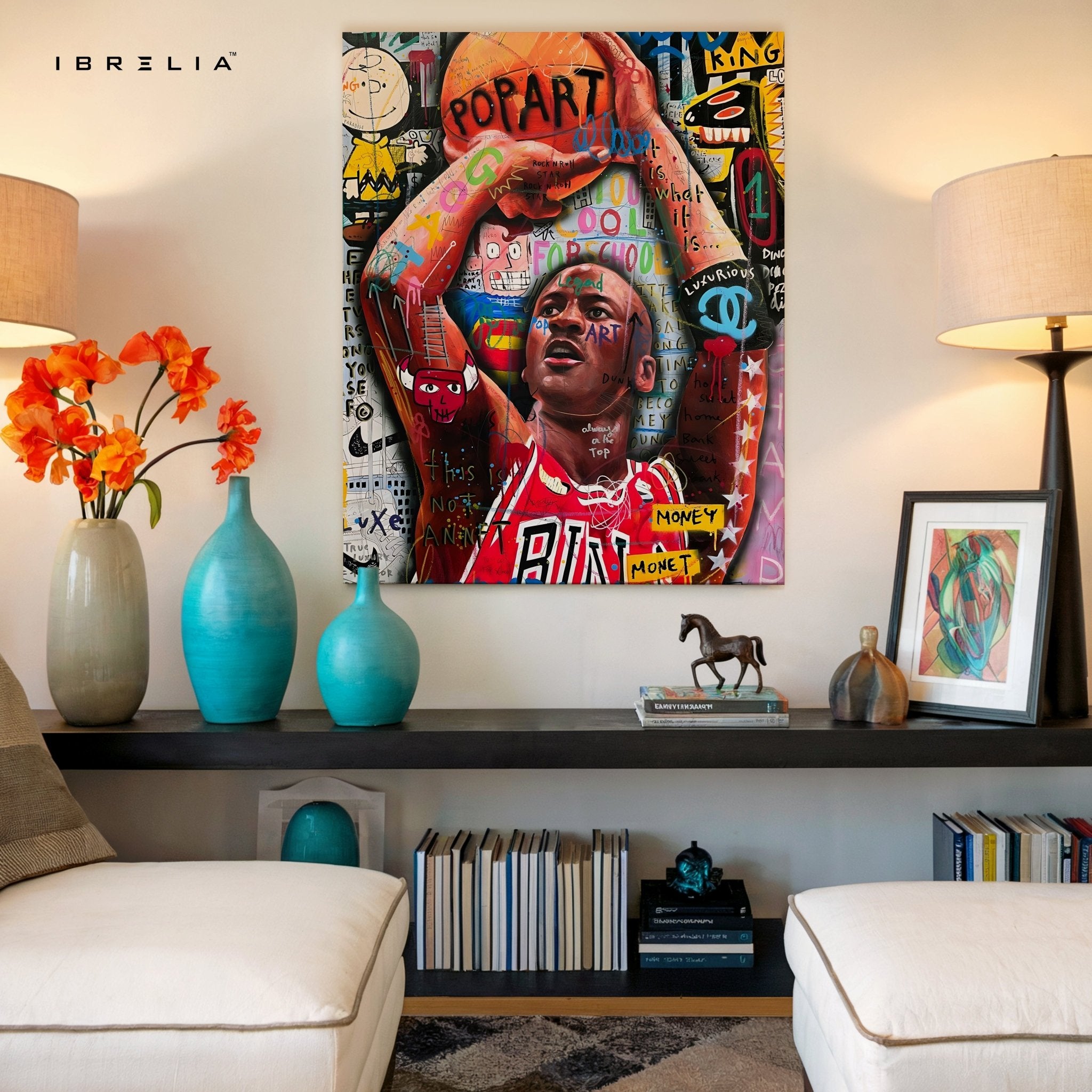 Michael Jordan “Pop Art Legend” 4K Wall Art in Pakistan | IBRELIA™ - IBRELIA