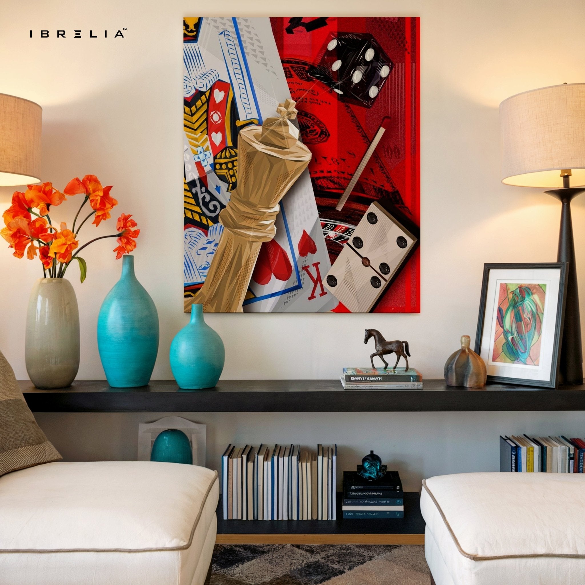 Royal Flush Wall Frame | 4K Ultra Wrap Frame Wall Art in Pakistan | IBRELIA™ - IBRELIA