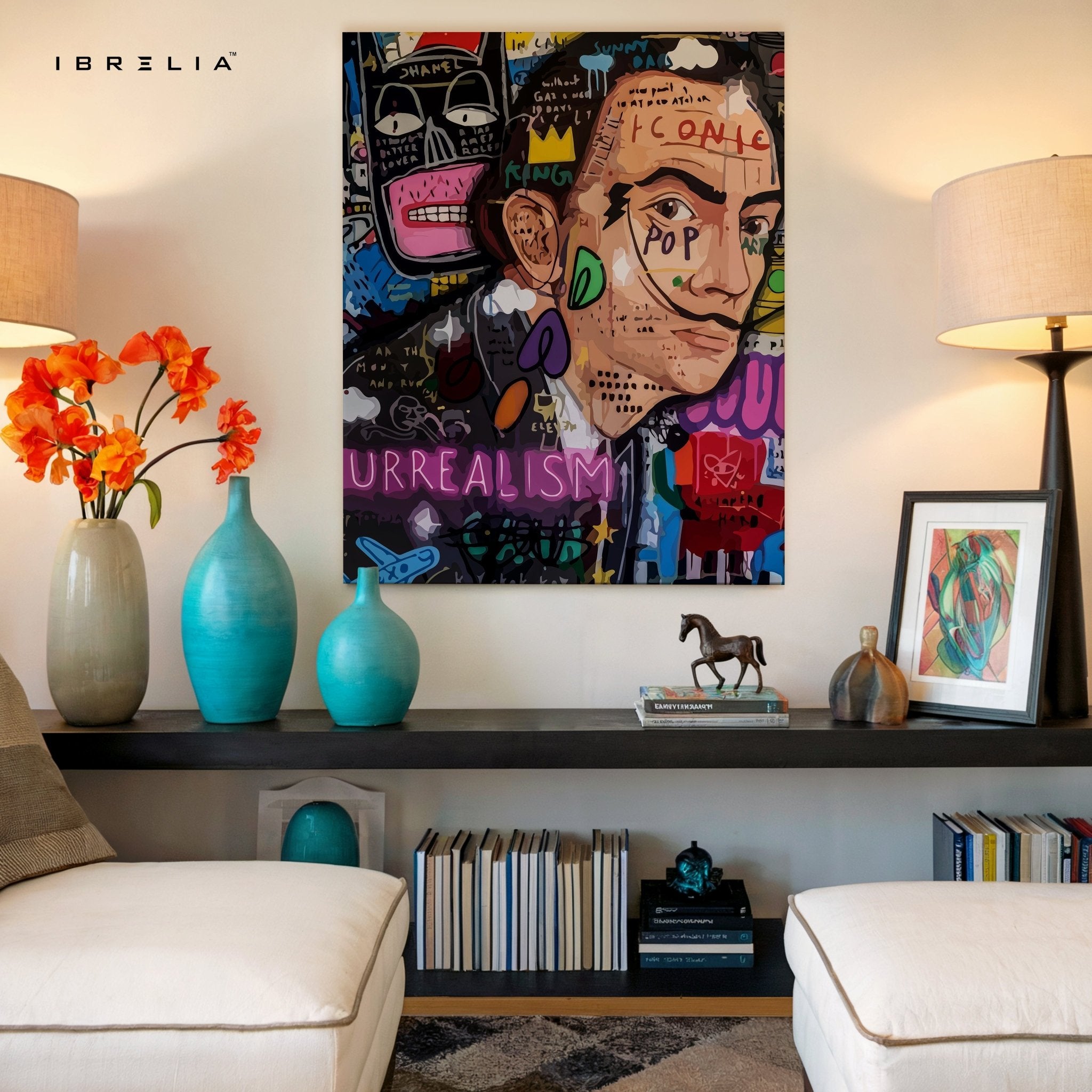 Salvador Surrealism Pop Art – 4K Ultra Wrap Frame Wall Art in Pakistan | IBRELIA™ - IBRELIA
