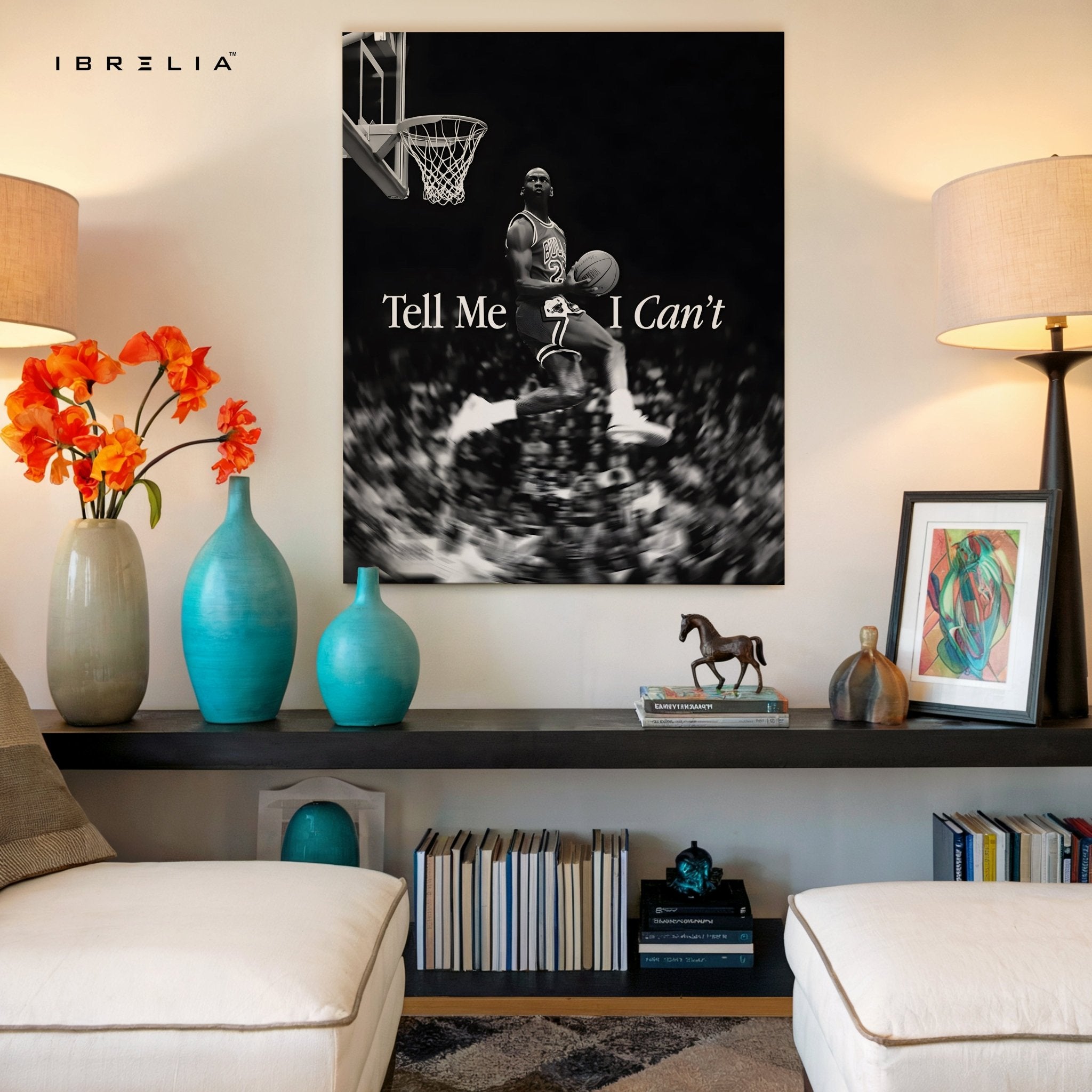 Michael Jordan “Tell Me I Can’t” – 4K Ultra Wrap Frame Wall Art in Pakistan | IBRELIA™ - IBRELIA