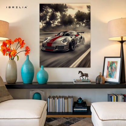 Porsche GT3 RS Racing Edition – 4K Ultra Wrap Frame Wall Art in Pakistan | IBRELIA™ - IBRELIA