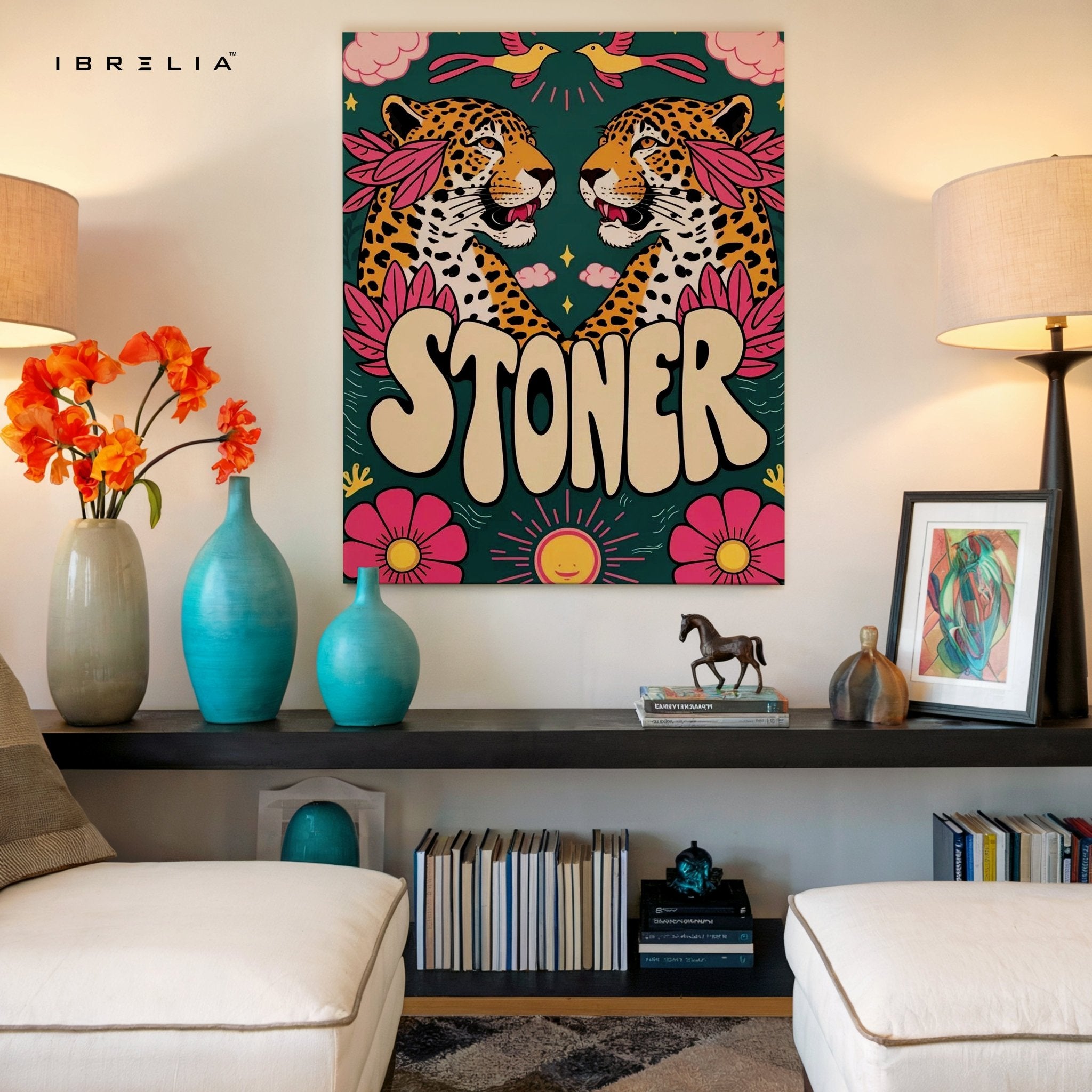 Stoner Jungle Vibes Wall Frame | 4K Ultra Wrap Frame Wall Art in Pakistan | IBRELIA™ - IBRELIA