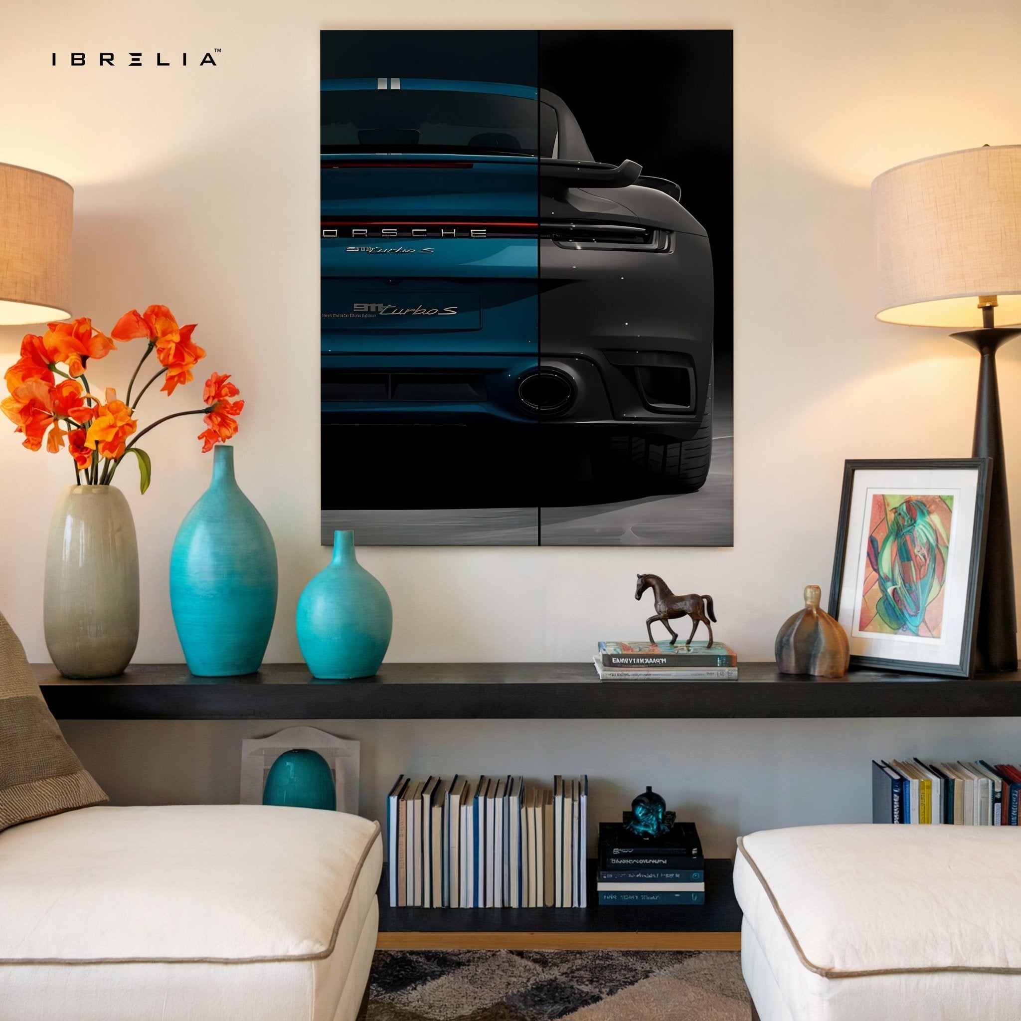 Porsche 911 Turbo S 4K Ultra Wrap Frame Wall Art in Pakistan | IBRELIA™ - IBRELIA
