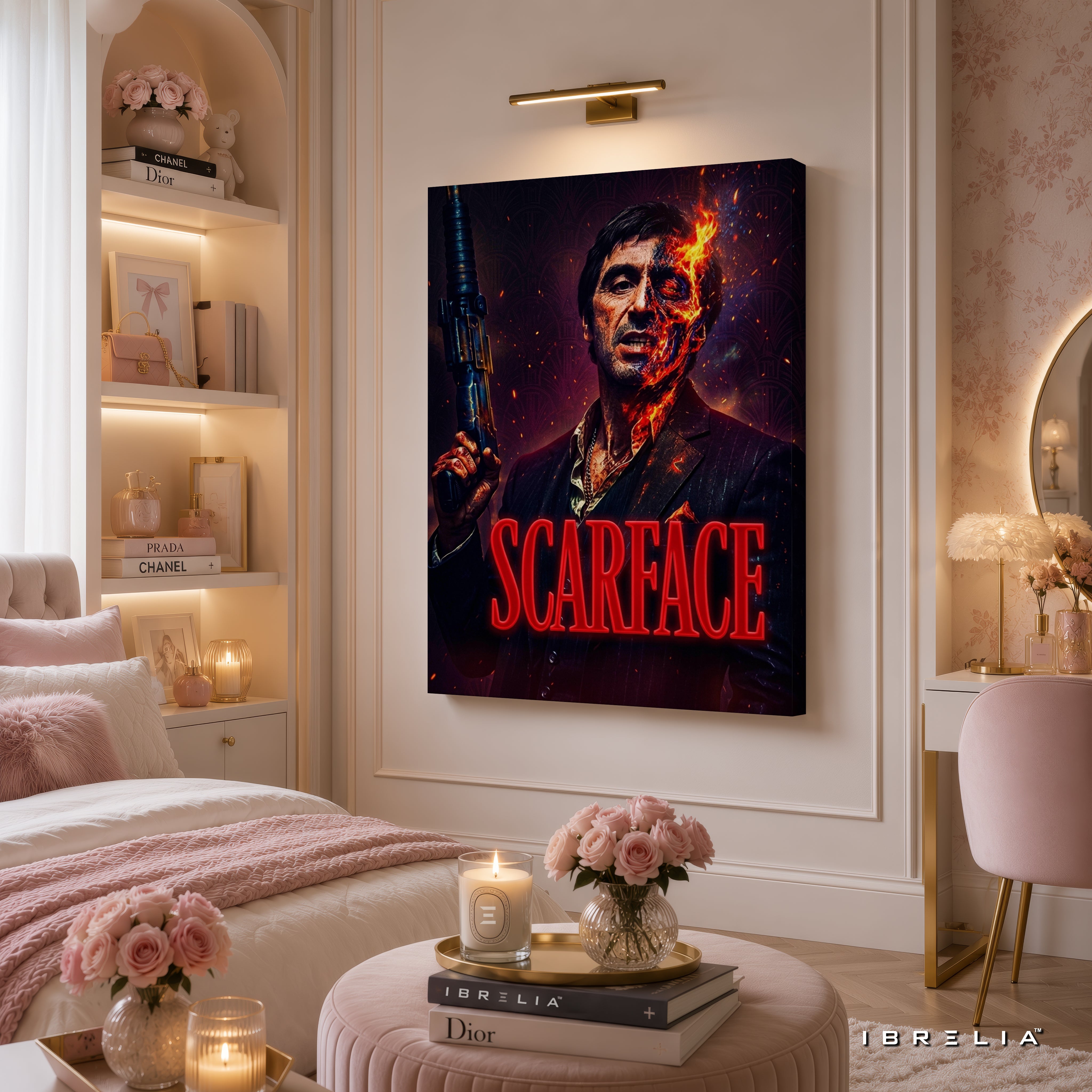Scarface Tony Montana Wall Art – Al Pacino Premium Movie Poster | IBRELIA™