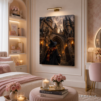 Harry Potter Hogwarts Castle Wall Art – Wizarding World Premium Wrapped MDF Wall Decor | IBRELIA™