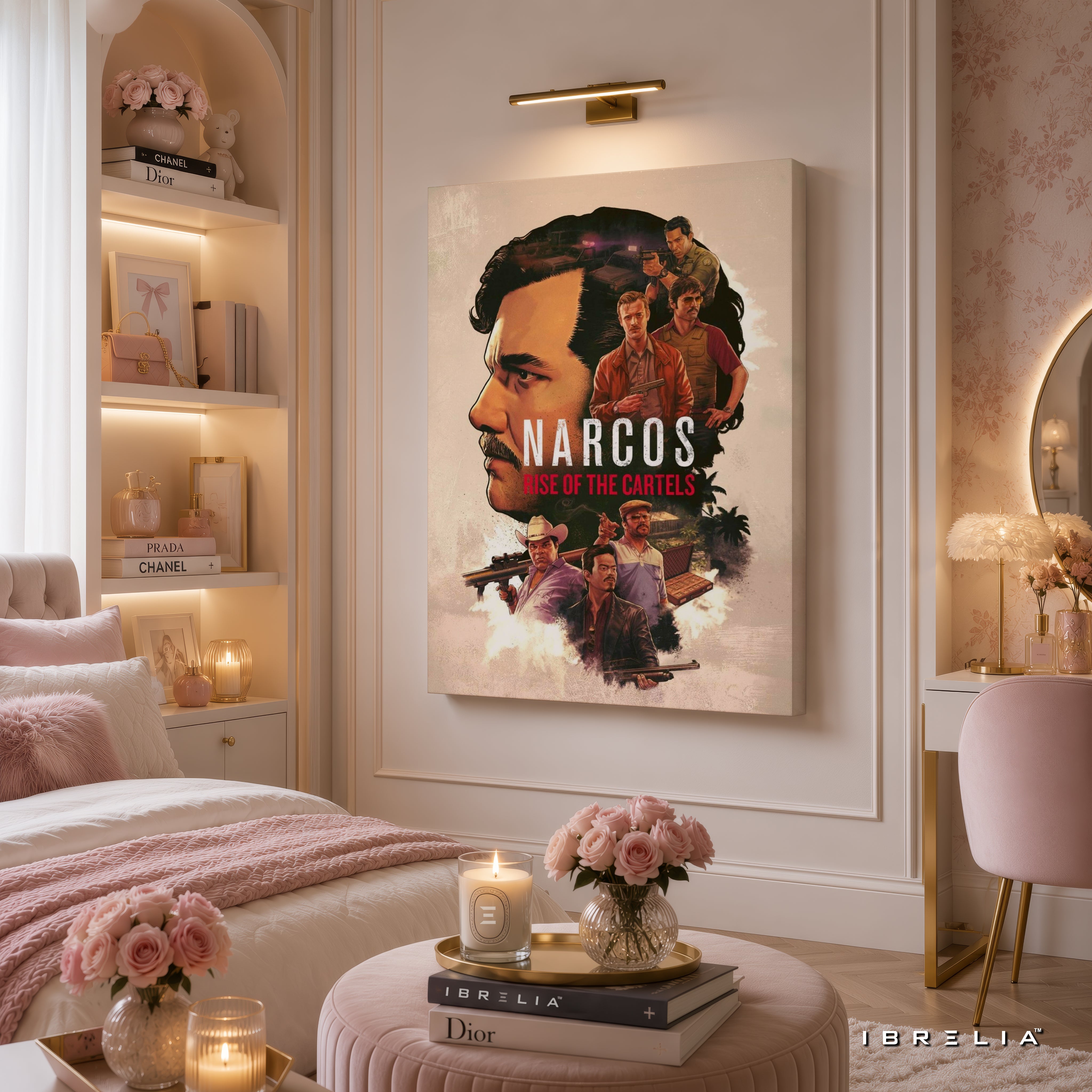 Narcos: Rise of the Cartels Premium Wall Art – Netflix Inspired 4K Wrapped MDF Frame | IBRELIA™
