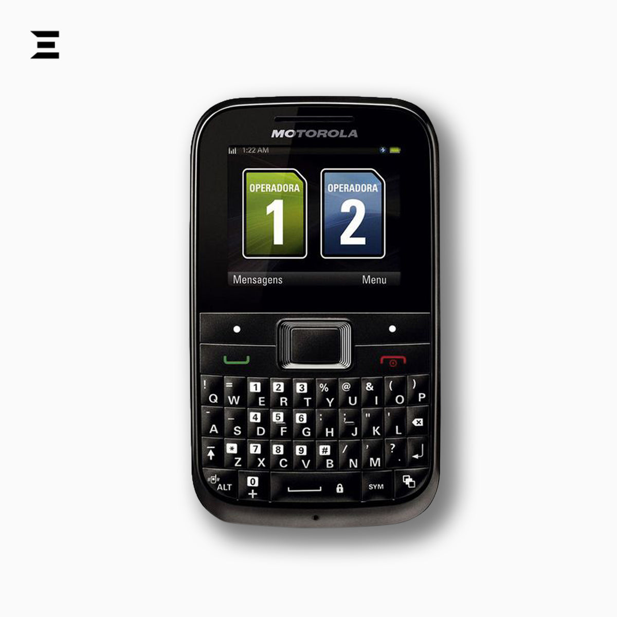 Motorola EX109 Titanium | Brand New Box Packed | Original QWERTY Dual SIM Mobile Phone | Complete Accessories