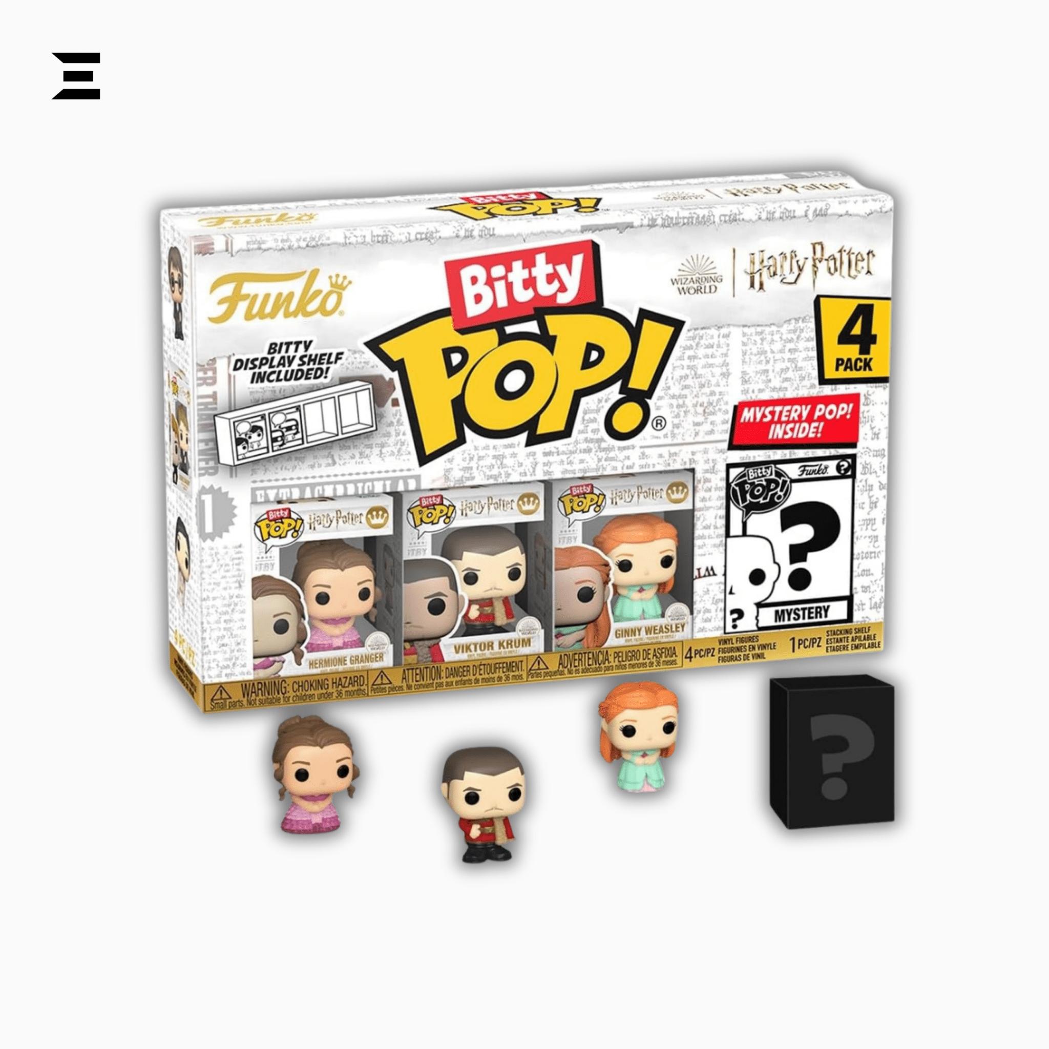Funko Bitty Pop! Harry Potter 4 - Pack – Hermione Granger, Viktor Krum, Ginny Weasley & Mystery Mini | IBRELIA™ Collectibles - IBRELIA