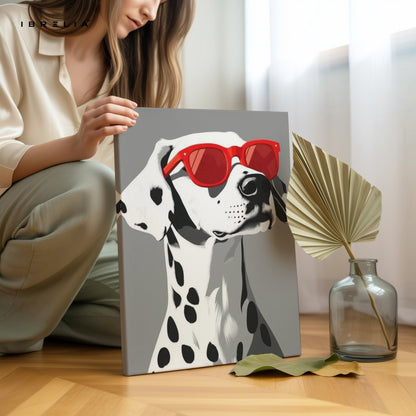 Dalmatian Cool Shades Wall Frame | 4K Ultra Wrap Frame Wall Art in Pakistan | IBRELIA™ - IBRELIA