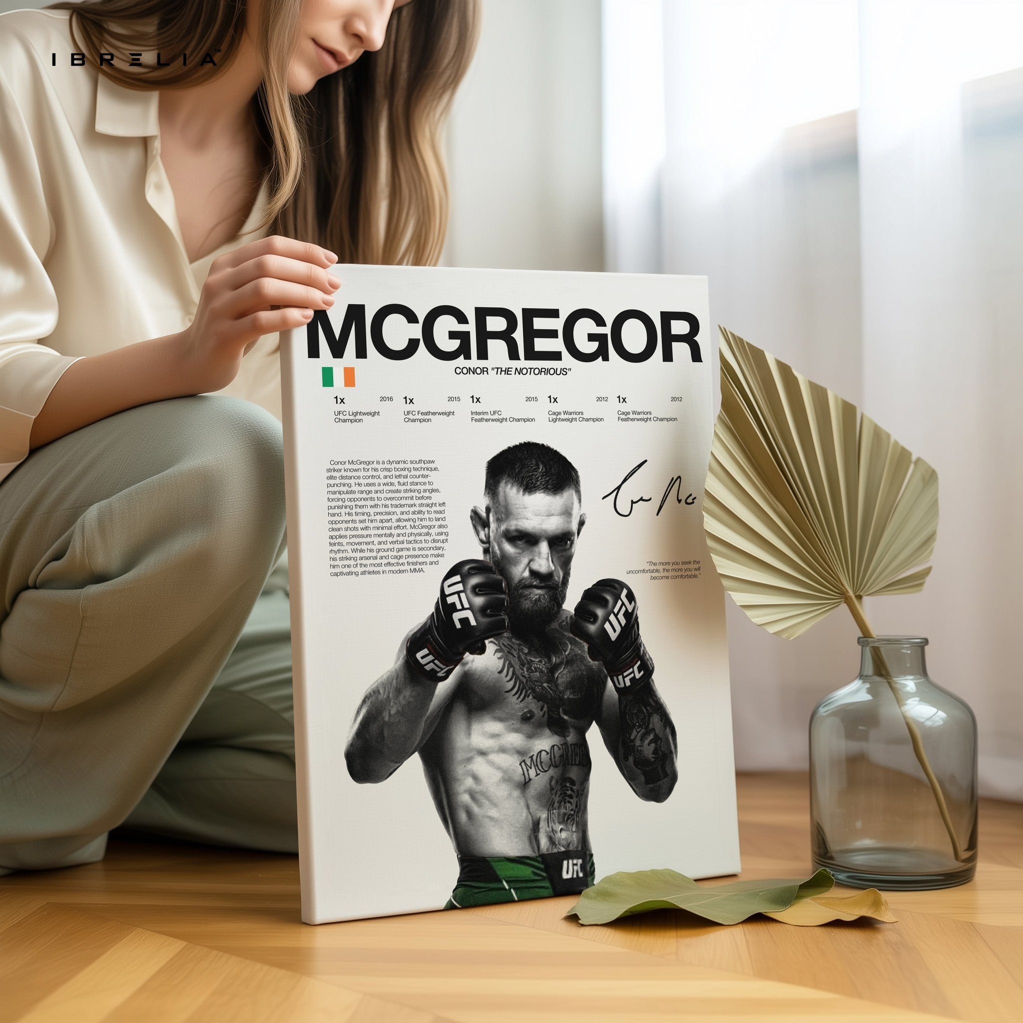 Conor McGregor “The Notorious” – 4K Ultra Wrap Frame Wall Art in Pakistan | IBRELIA™ - IBRELIA