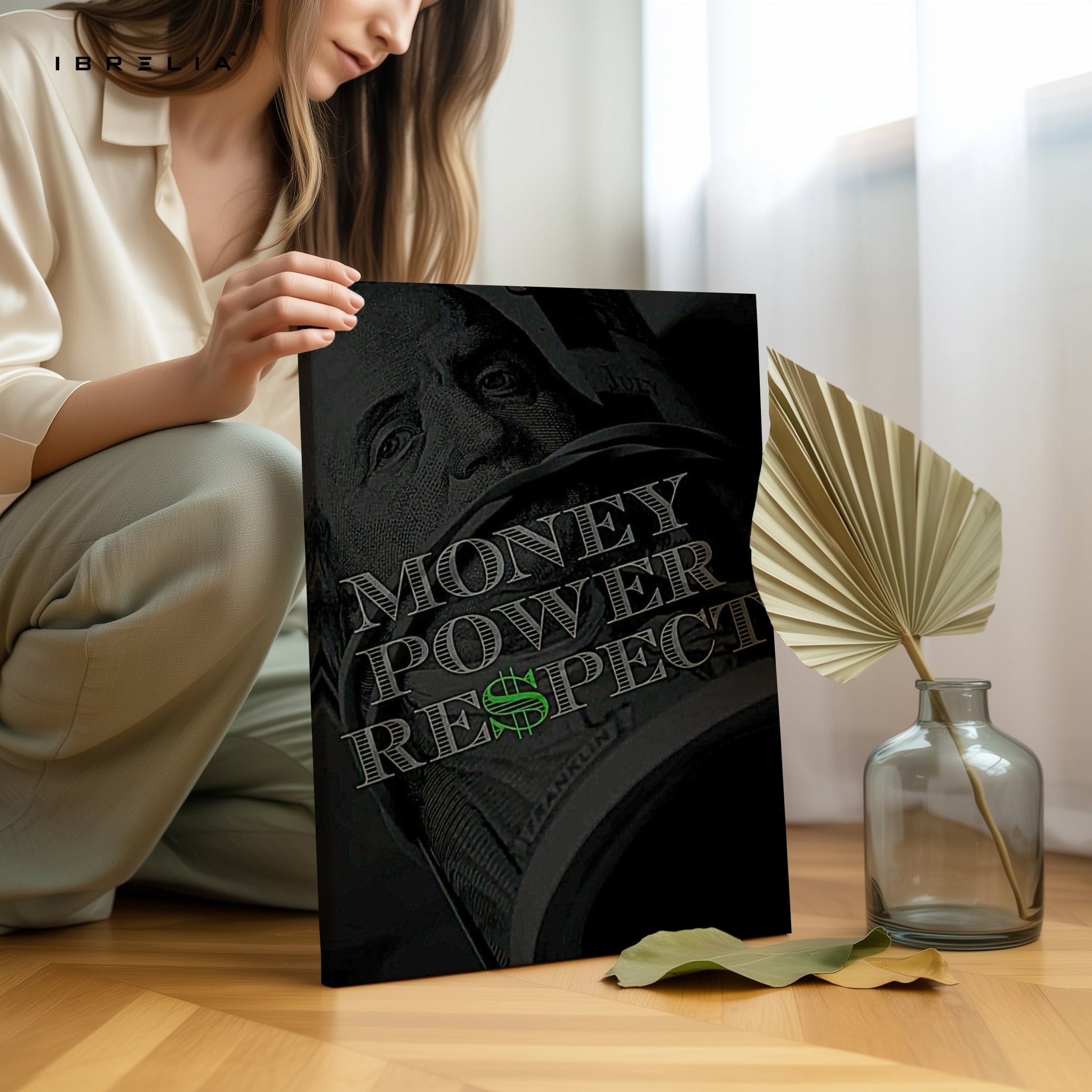 Money Power Respect Wall Frame | 4K Ultra Wrap Frame Wall Art in Pakistan | IBRELIA™ - IBRELIA