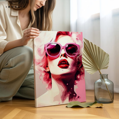 Pink Diva Wall Frame | 4K Ultra Wrap Frame Wall Art in Pakistan | IBRELIA™ - IBRELIA