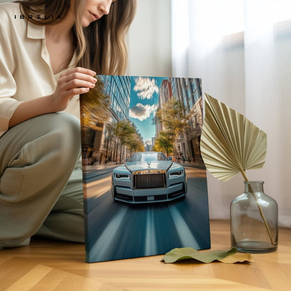 Rolls Royce Speed Motion – 4K Ultra Wrap Frame Wall Art in Pakistan | IBRELIA™ - IBRELIA