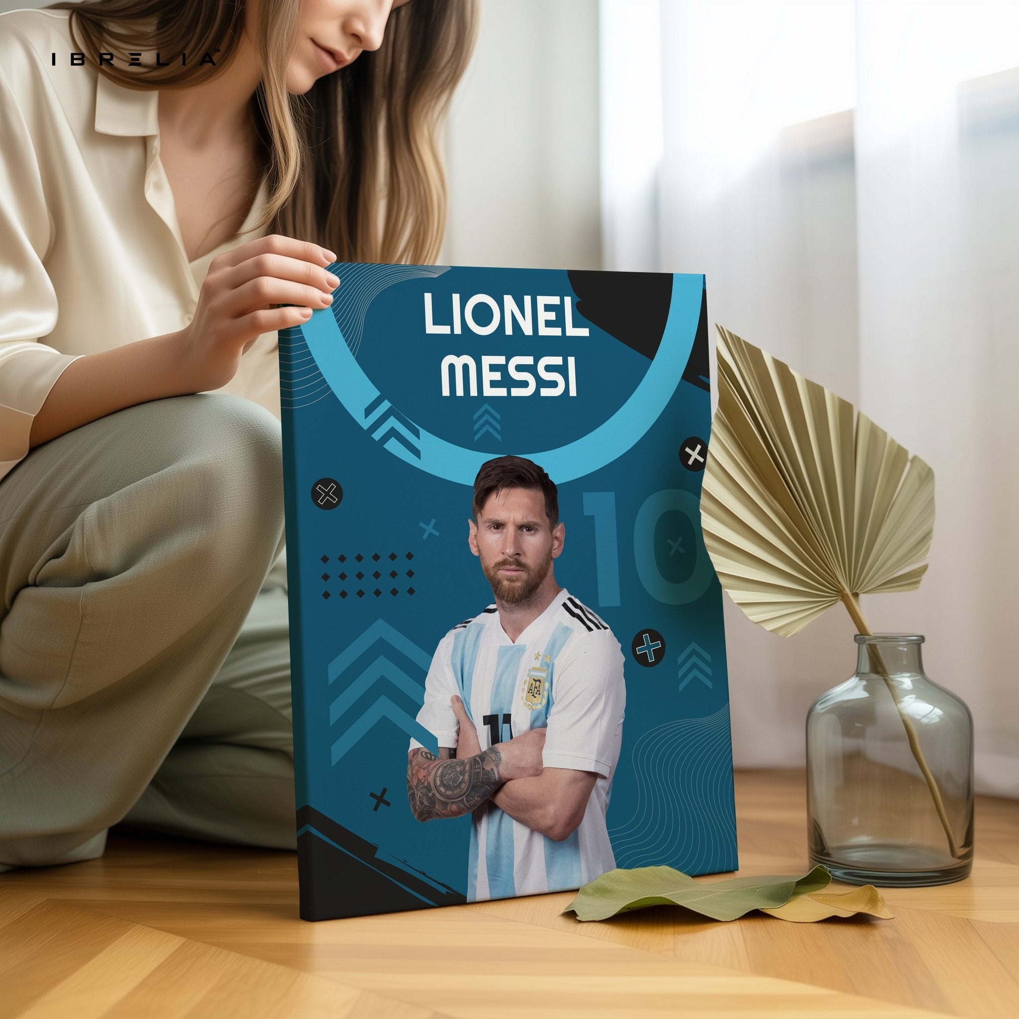 Lionel Messi Argentina Edition – 4K Ultra Wrap Frame Wall Art in Pakistan | IBRELIA™ - IBRELIA