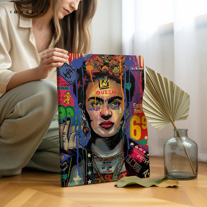 Frida Street Queen – 4K Ultra Wrap Frame Wall Art in Pakistan | IBRELIA™ - IBRELIA