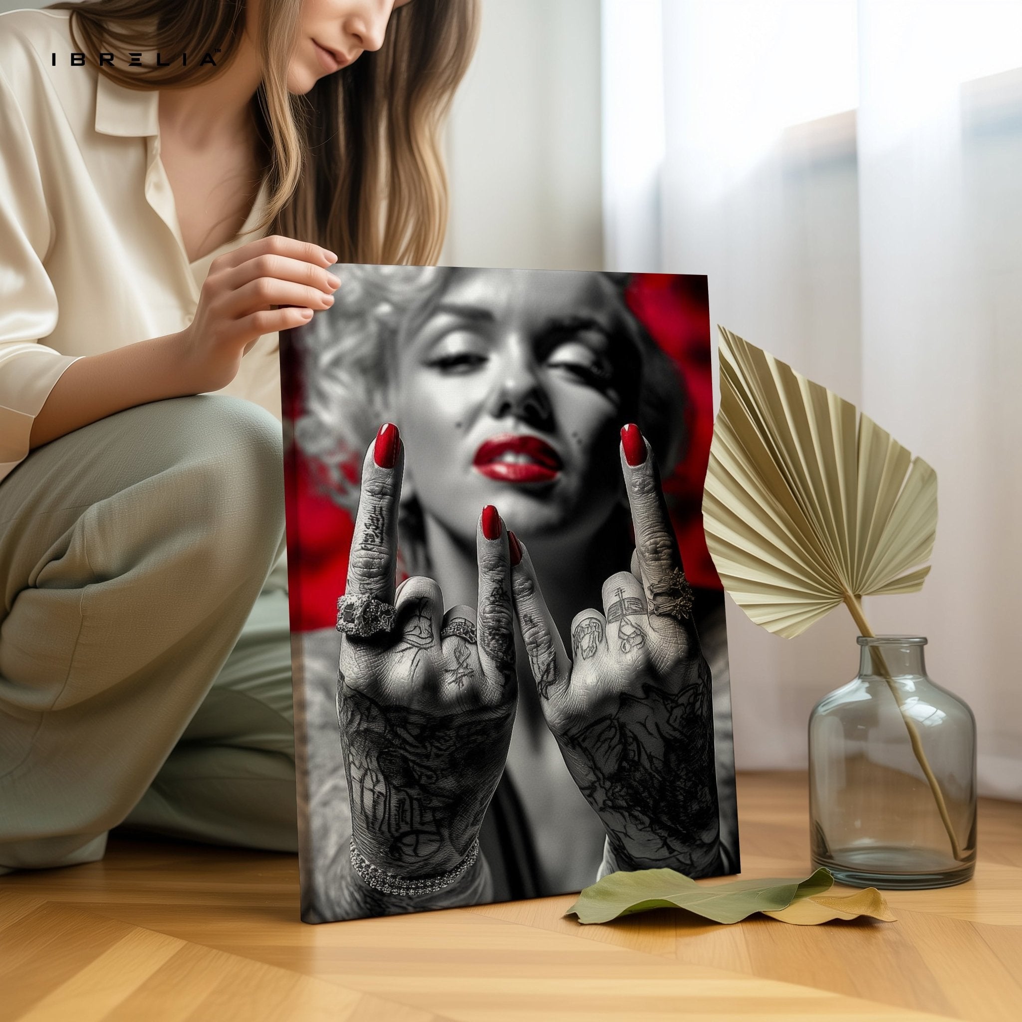 Marilyn Rebel – 4K Ultra Wrap Frame Wall Art in Pakistan | IBRELIA™ - IBRELIA