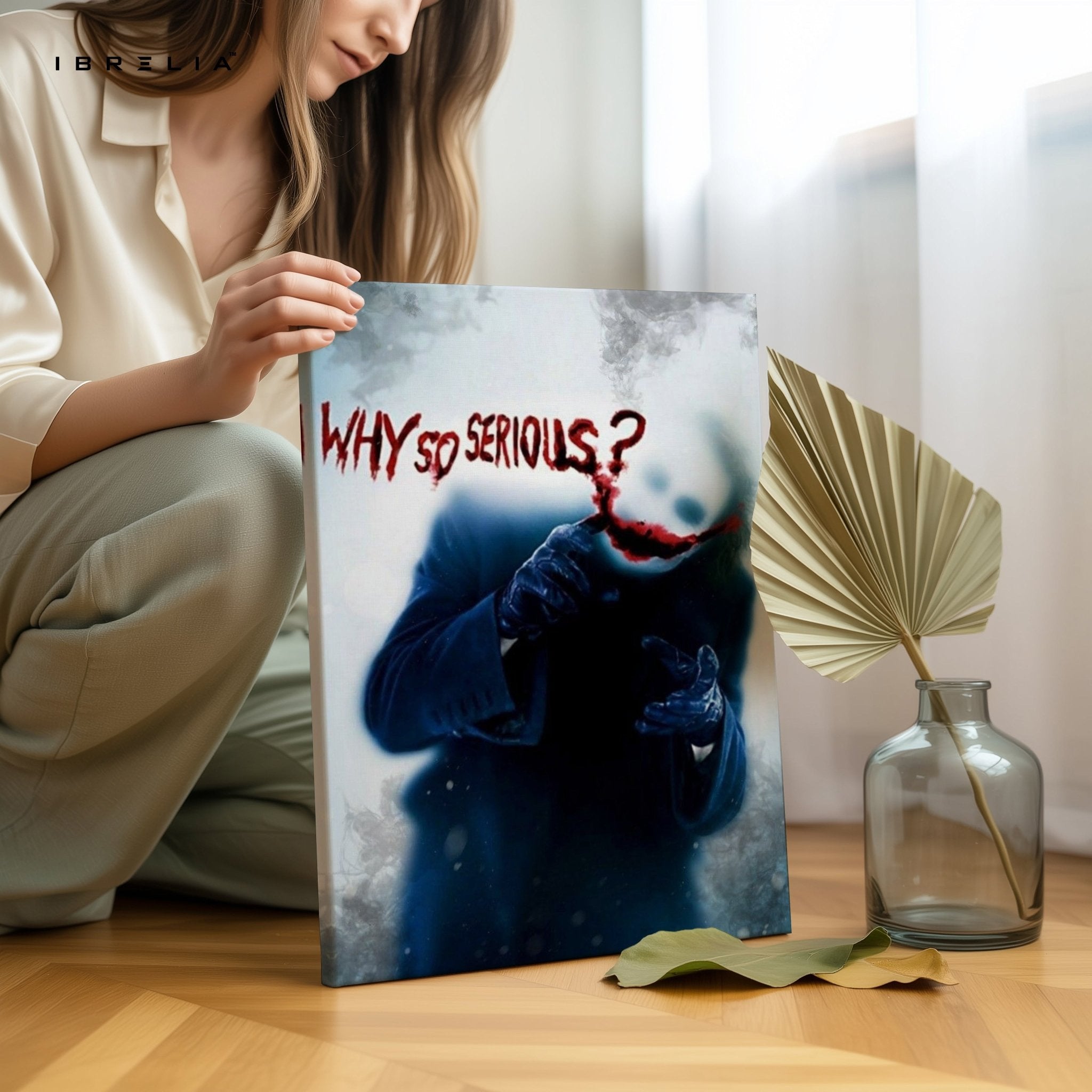 Why So Serious? Wall Frame | 4K Ultra Wrap Frame Wall Art in Pakistan | IBRELIA™ - IBRELIA