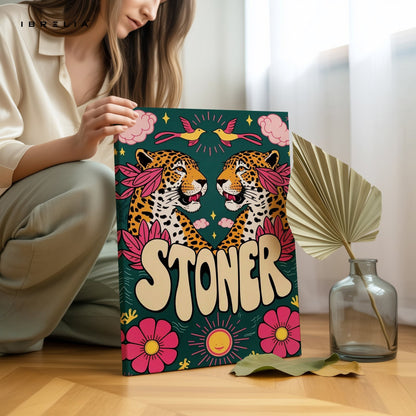 Stoner Jungle Vibes Wall Frame | 4K Ultra Wrap Frame Wall Art in Pakistan | IBRELIA™ - IBRELIA