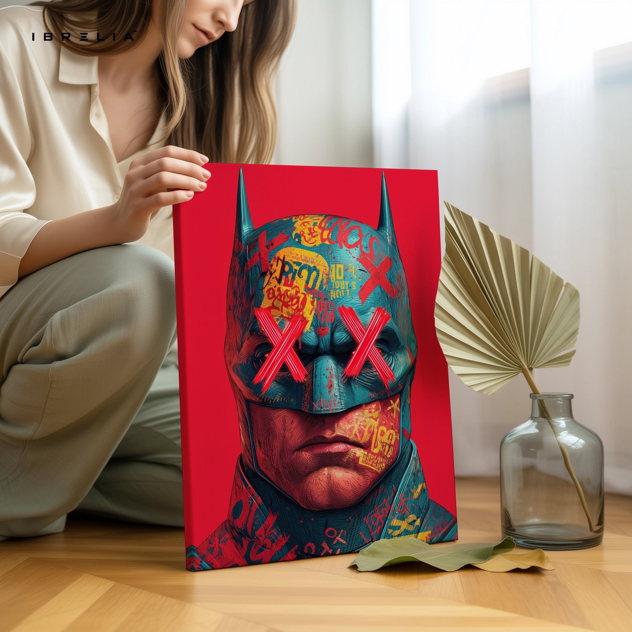 Graffiti Batman 4K Ultra HD Wall Art in Pakistan | IBRELIA™ - IBRELIA