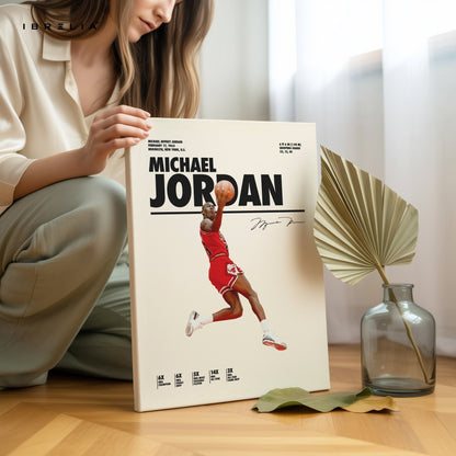 Michael Jordan Air Dunk – 4K Ultra Wrap Frame Wall Art in Pakistan | IBRELIA™ - IBRELIA