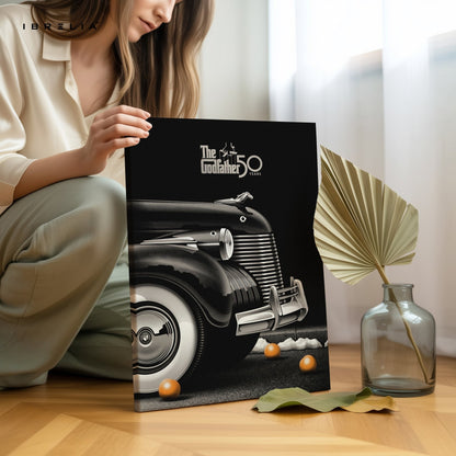 The Godfather 50th Anniversary – Classic Car Edition 4K Ultra Wrap Frame Wall Art in Pakistan | IBRELIA™ - IBRELIA
